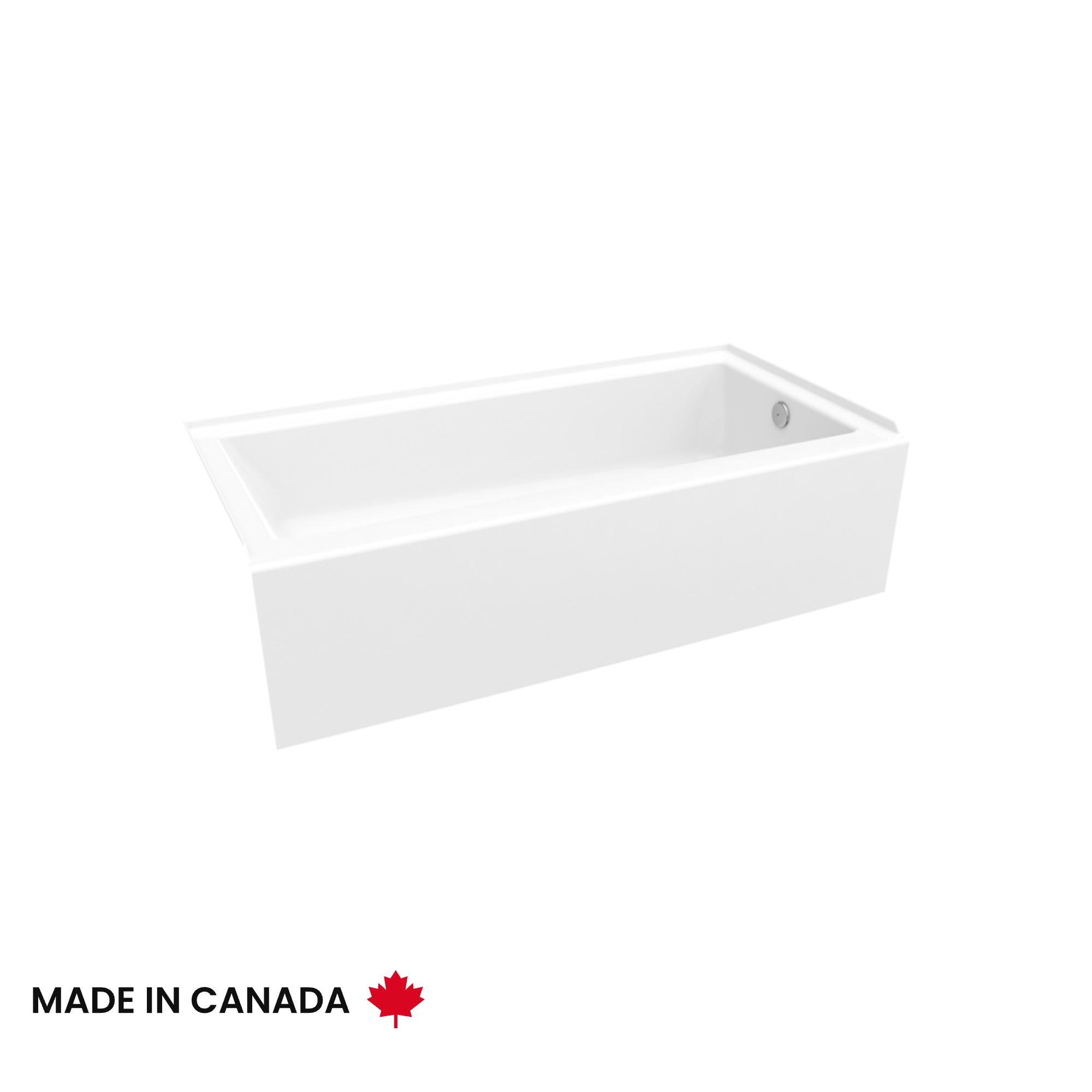 Bosca Access 6030 AFR Acrylic Alcove Right-Hand Drain Bathtub in