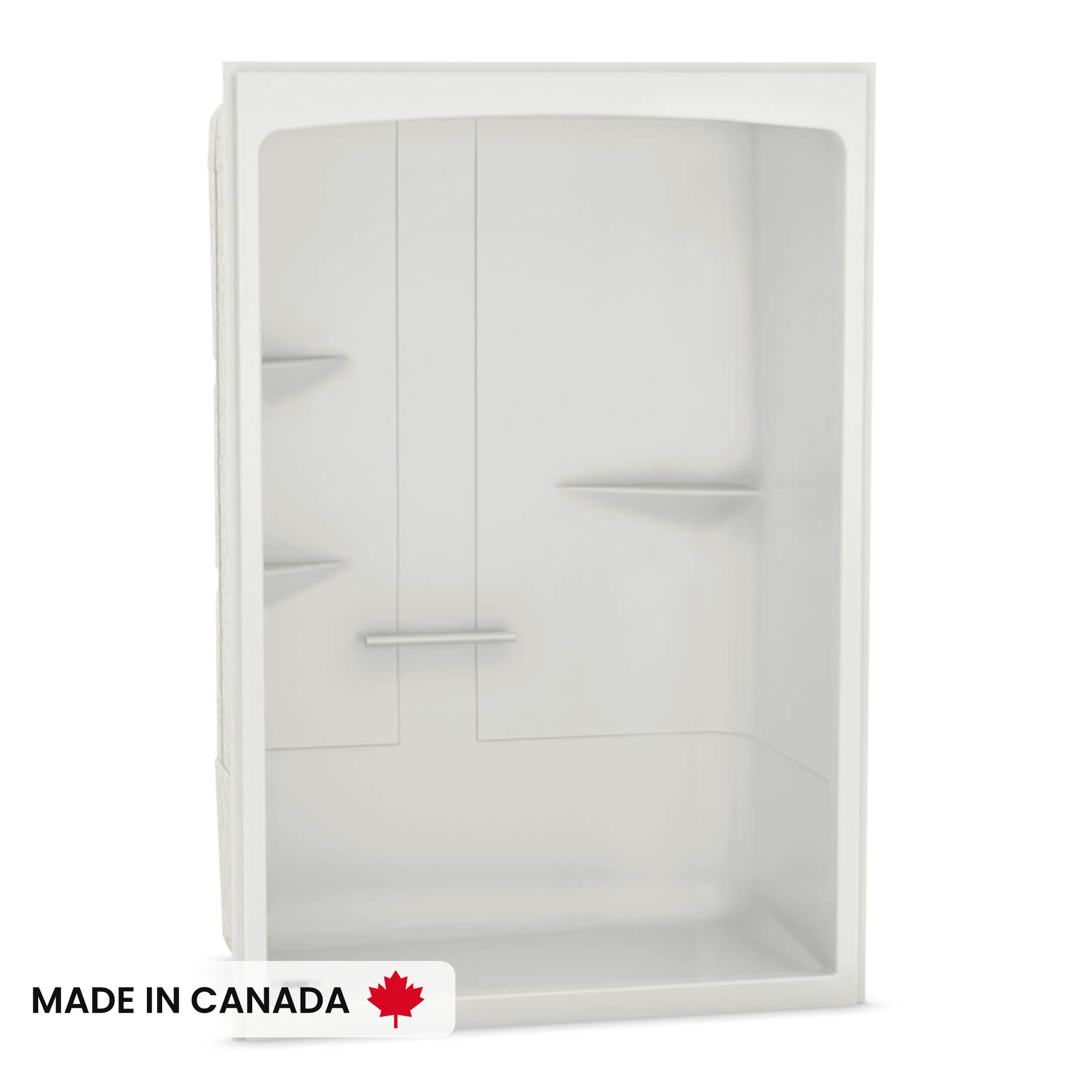 Allia SHR-6034 Acrylic Alcove Center Drain Left and Right Molded