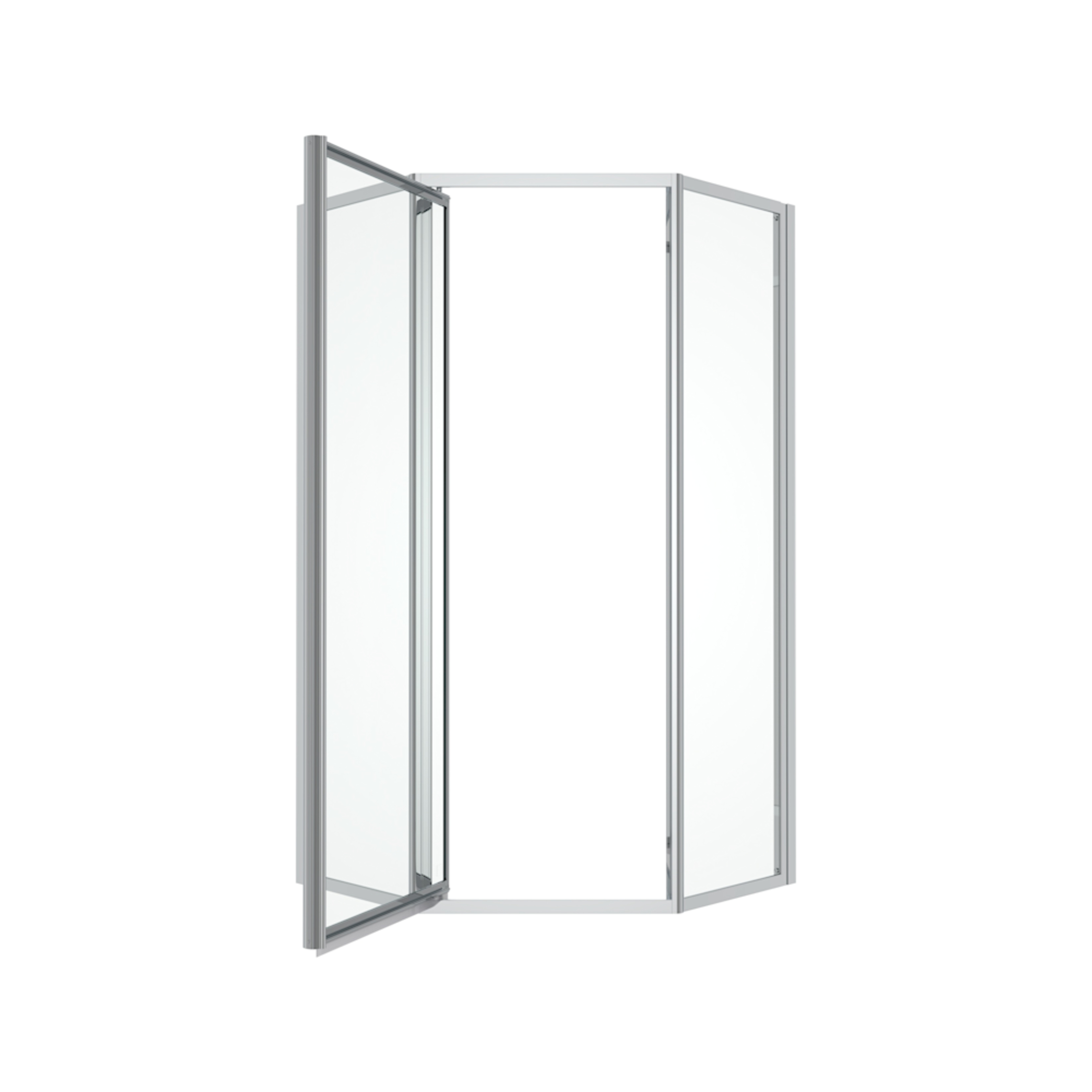 Silhouette Neo-angle 38 x 38 x 70 in. Pivot Shower Door for Corner