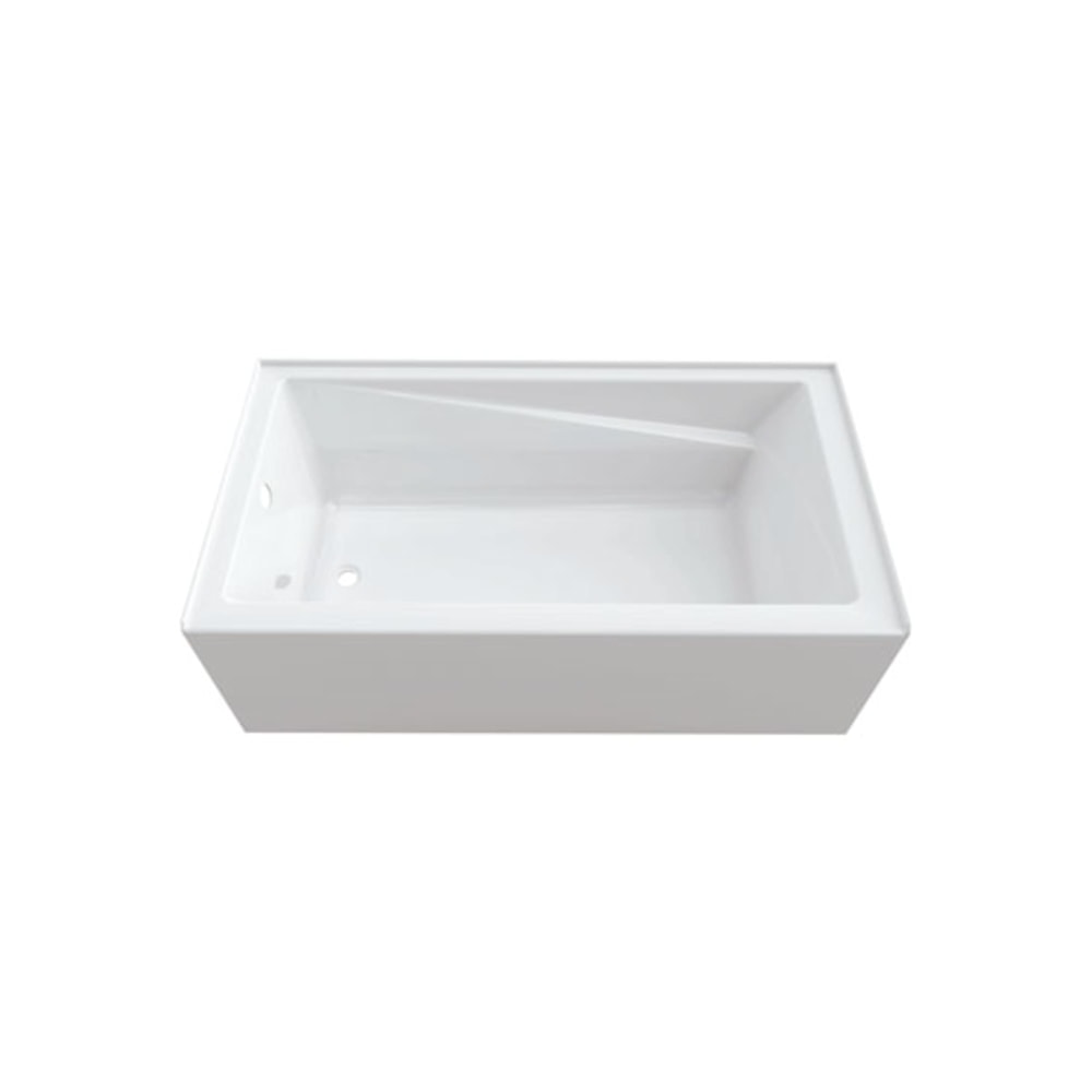 Azea 3260 IFS Acrylic Alcove Right-Hand Drain Bathtub in White