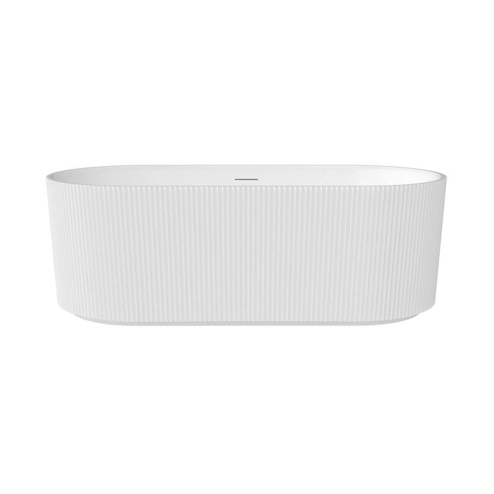 Tori Matte 6732 Acrylic Freestanding Center Drain Bathtub in Matte
