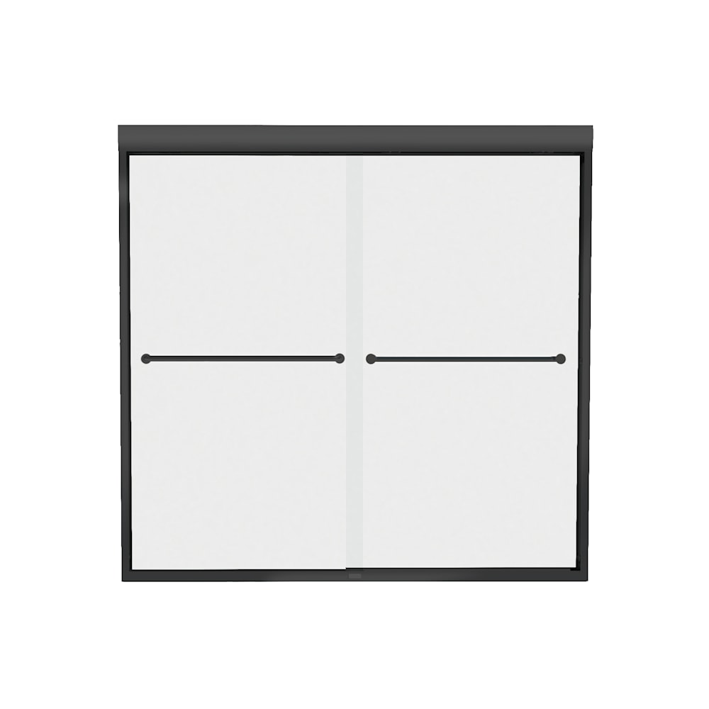 Misca 55-59 x 57 in. 6mm Bypass Tub Door for Alcove Installation with ...