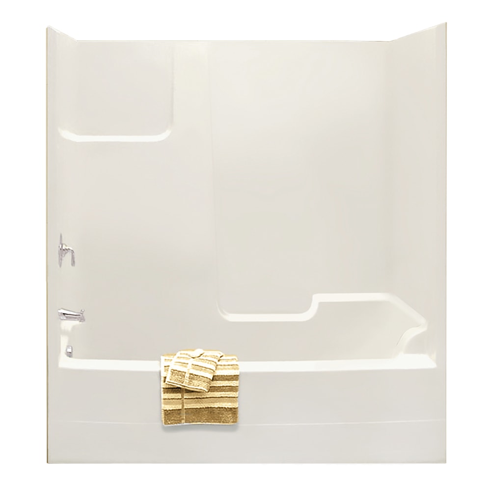 oy　ADA万天石　約6kg TSEA72 72 x 36 AcrylX Alcove Left-Hand Drain One-Piece Tub Shower
