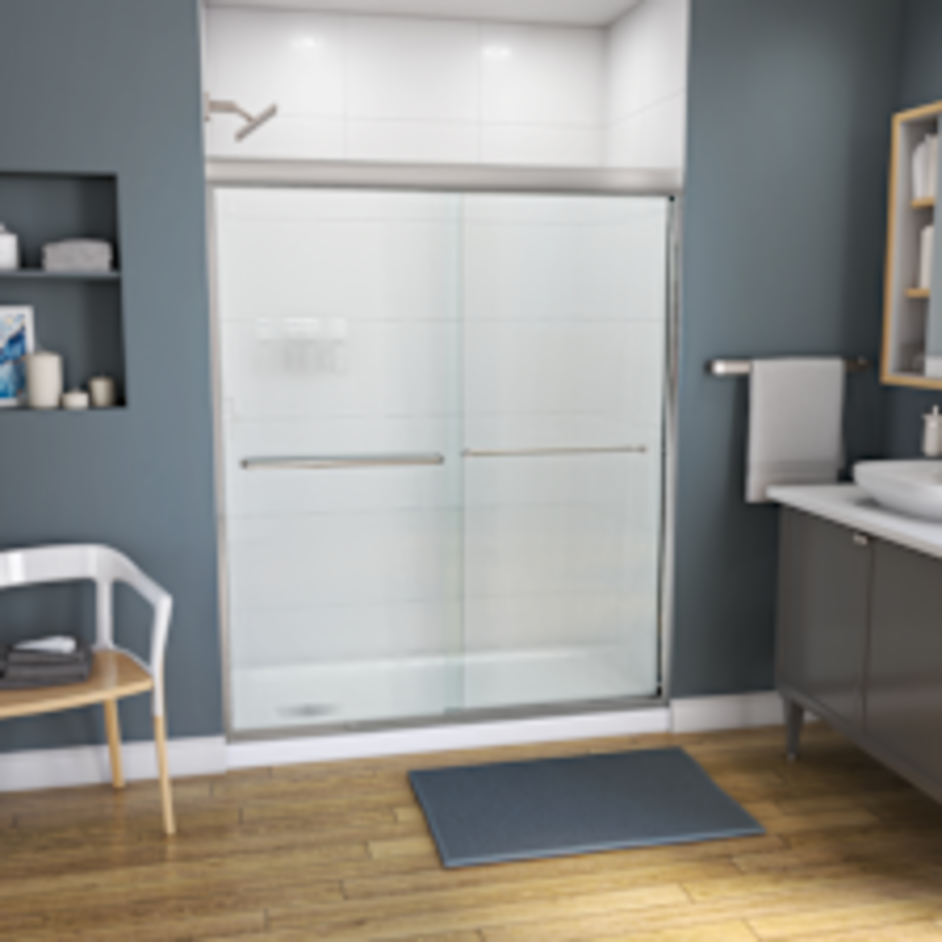 MAAX-KAMELEON-59W-SHOWER-DOOR-RS739-FLUTED-BN