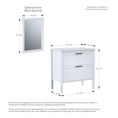 MAAX-OPALINE-VANITY-30-WHT-BLK-MIRROR-DIM