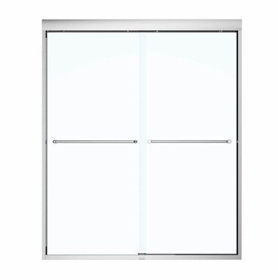 かめ Kameleon SC 55-59 x 71 in. 6 mm Bypass Shower Door for Alcove