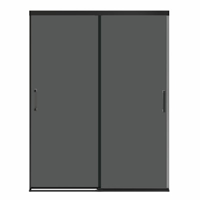 Incognito 76 Smoke 56-59 x 76 in. 8mm Bypass Shower Door for
