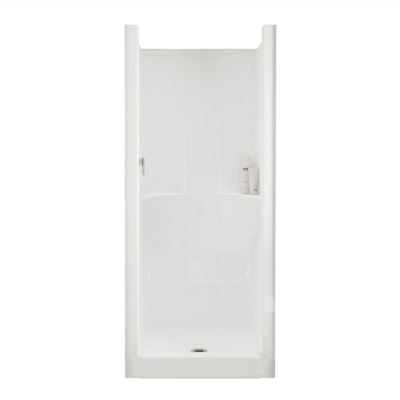331 Jupiter F32 32 x 33 AcrylX Alcove Center Drain One-Piece Shower in
