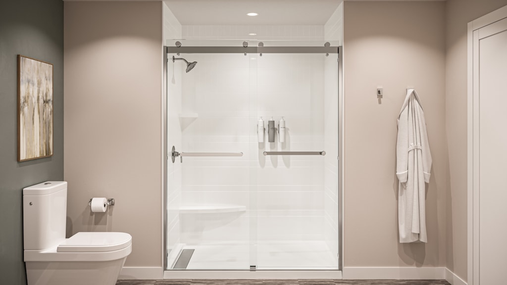 Cast Marble Shower Wall Set - Cadence