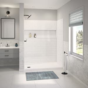 Americast 60 x 36 x 3  Alcove Shower Base - Square Drain