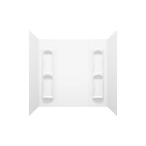 Pro Elite 500 61 x 32 Polystyrene Glue up Five-Piece Tub Wall Surround