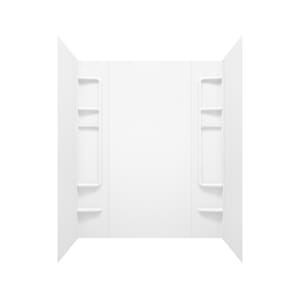 Pro Elite 800 61 x 34 Polystyrene Glue up Five-Piece Tub Wall Surround