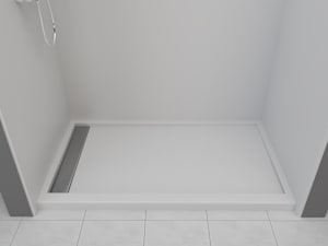 IMI's 60×34 3.5" Trench Drain Shower Base