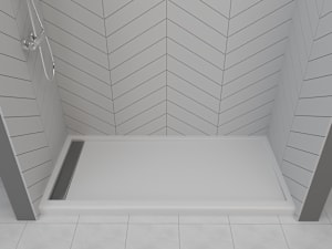 IMI's 72×34 4" Trench Drain Shower Base