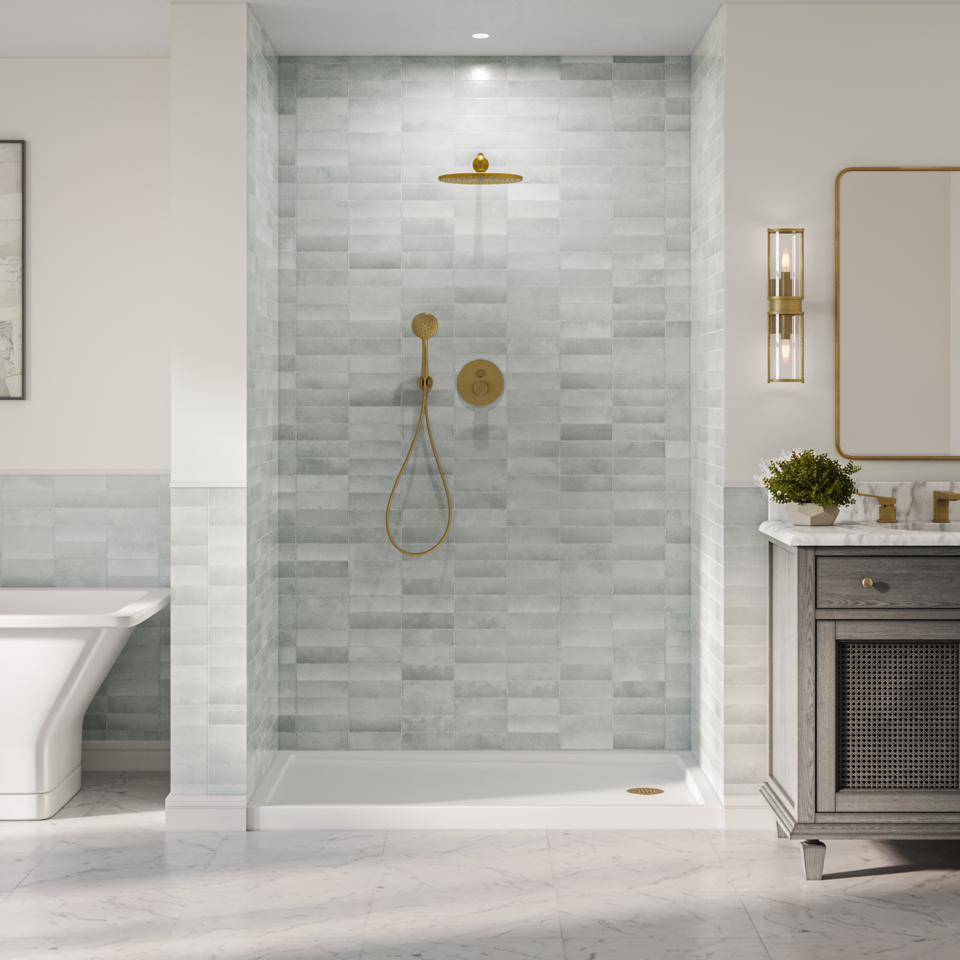 HAMILTON-SB6042PL-PROLINE-SHOWER-BASE-DECOR