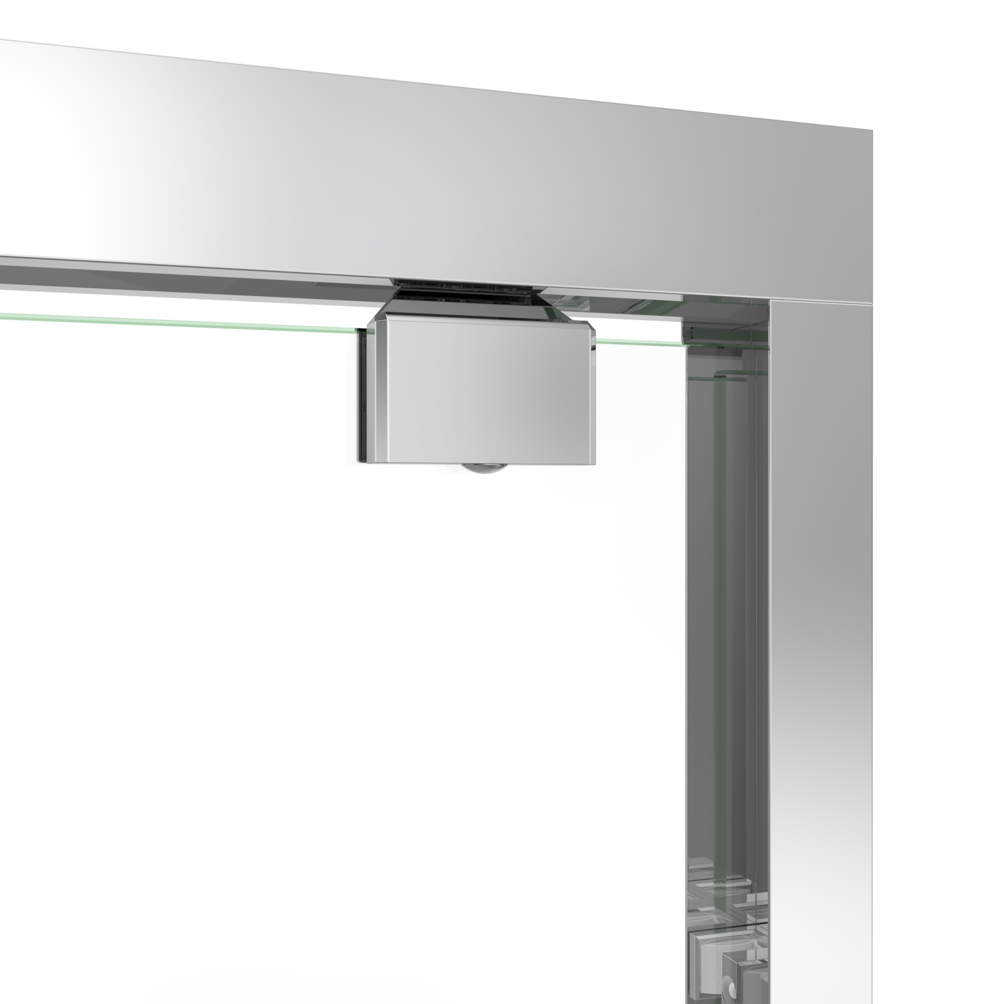 DreamLine Encore 56 - 60 inch W x 76 inch H Semi-Frameless Bypass