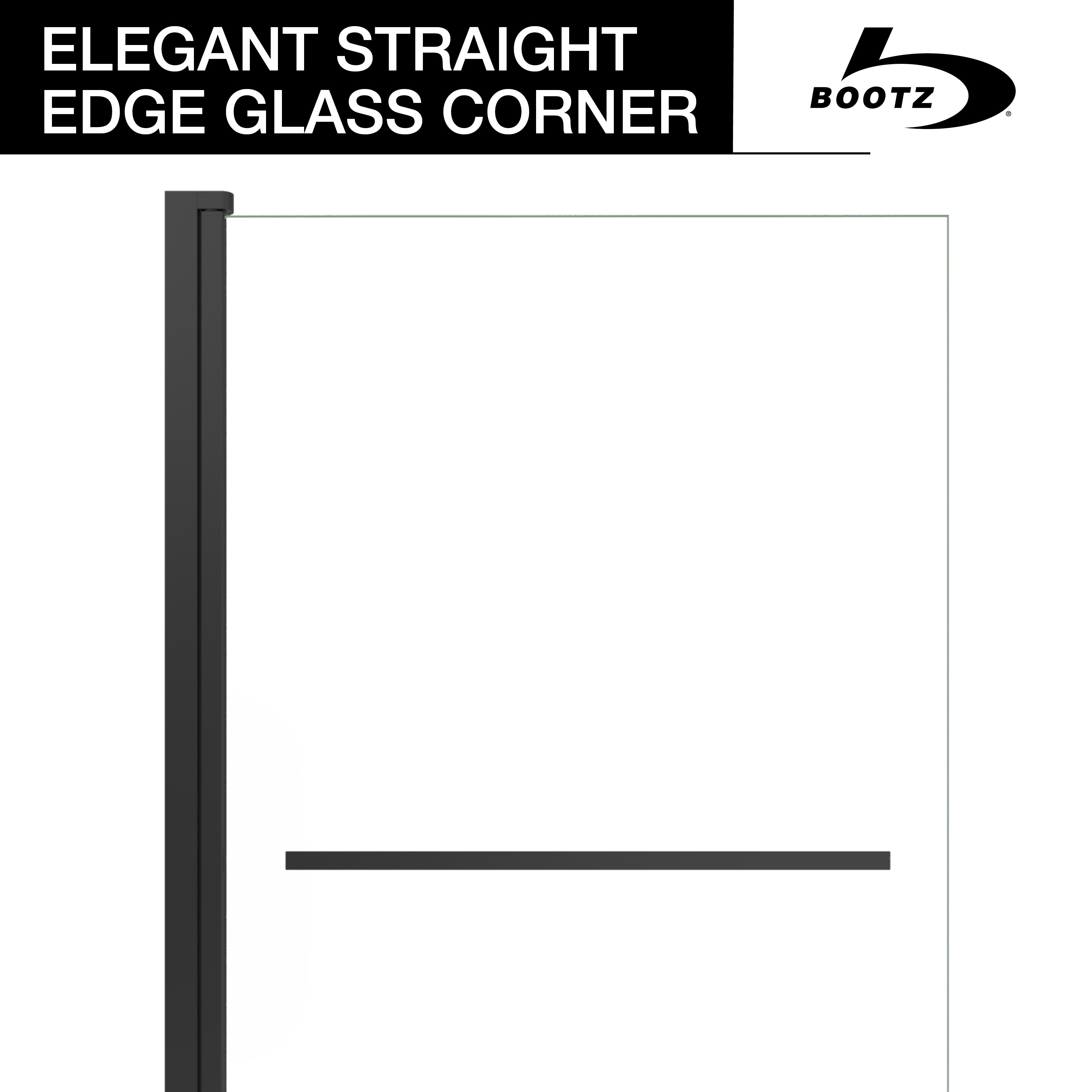 Maui 34 inch W x 58 inch H Frameless Swing Tub Door