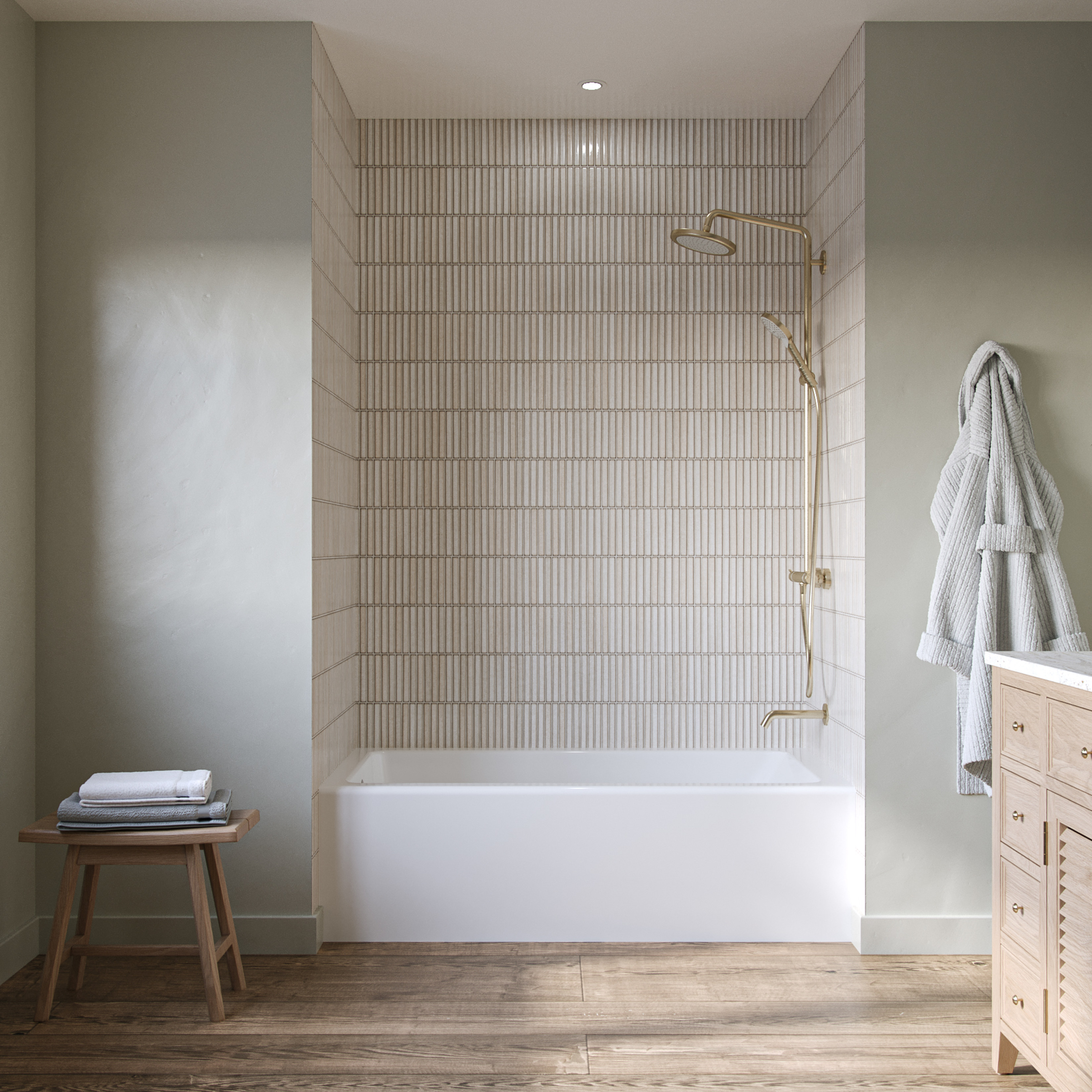 Freedom Acrylic 60 x 30 Alcove Bathtub