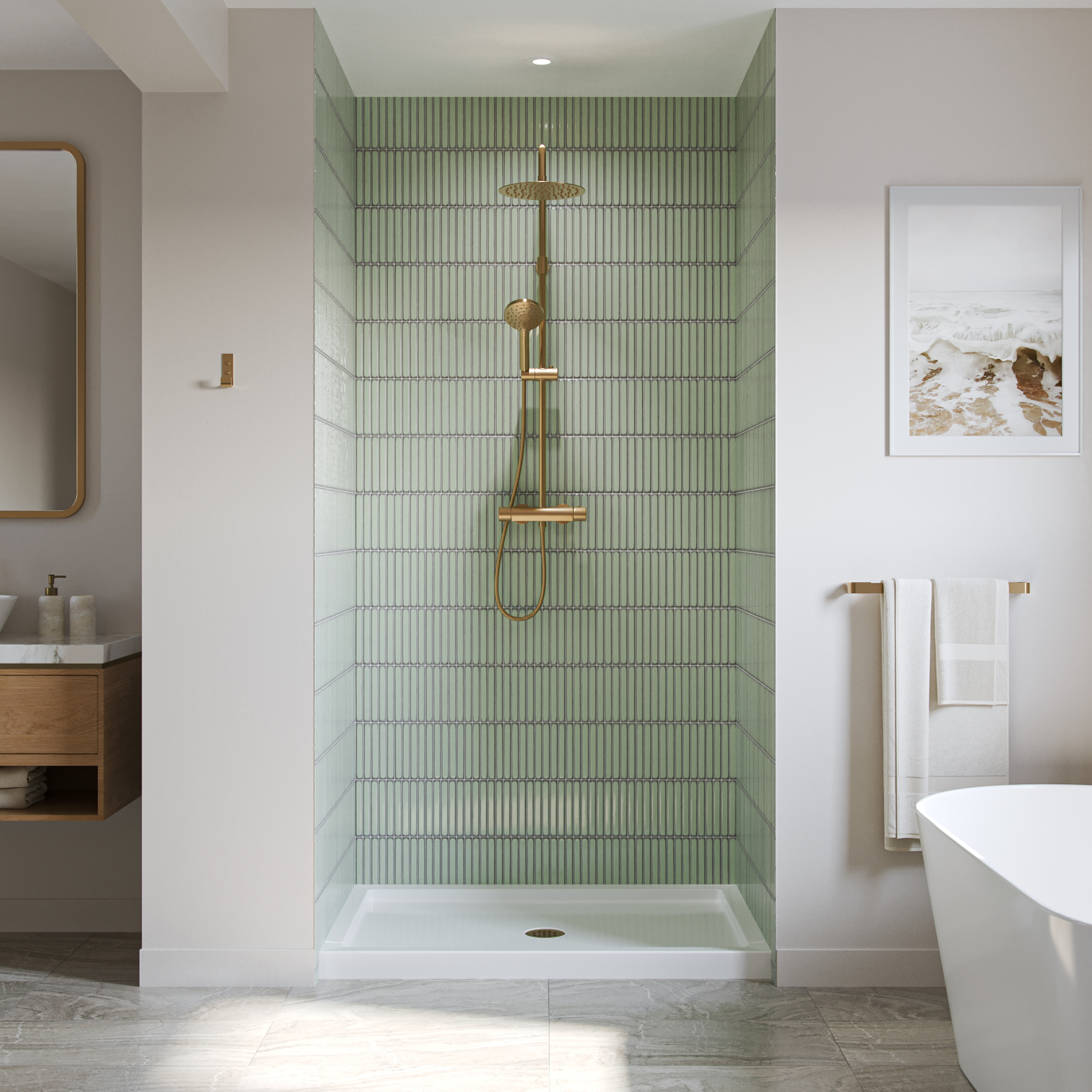 AQUATIC-SB4832P-PROLINE-SHOWER-BASE-DECOR
