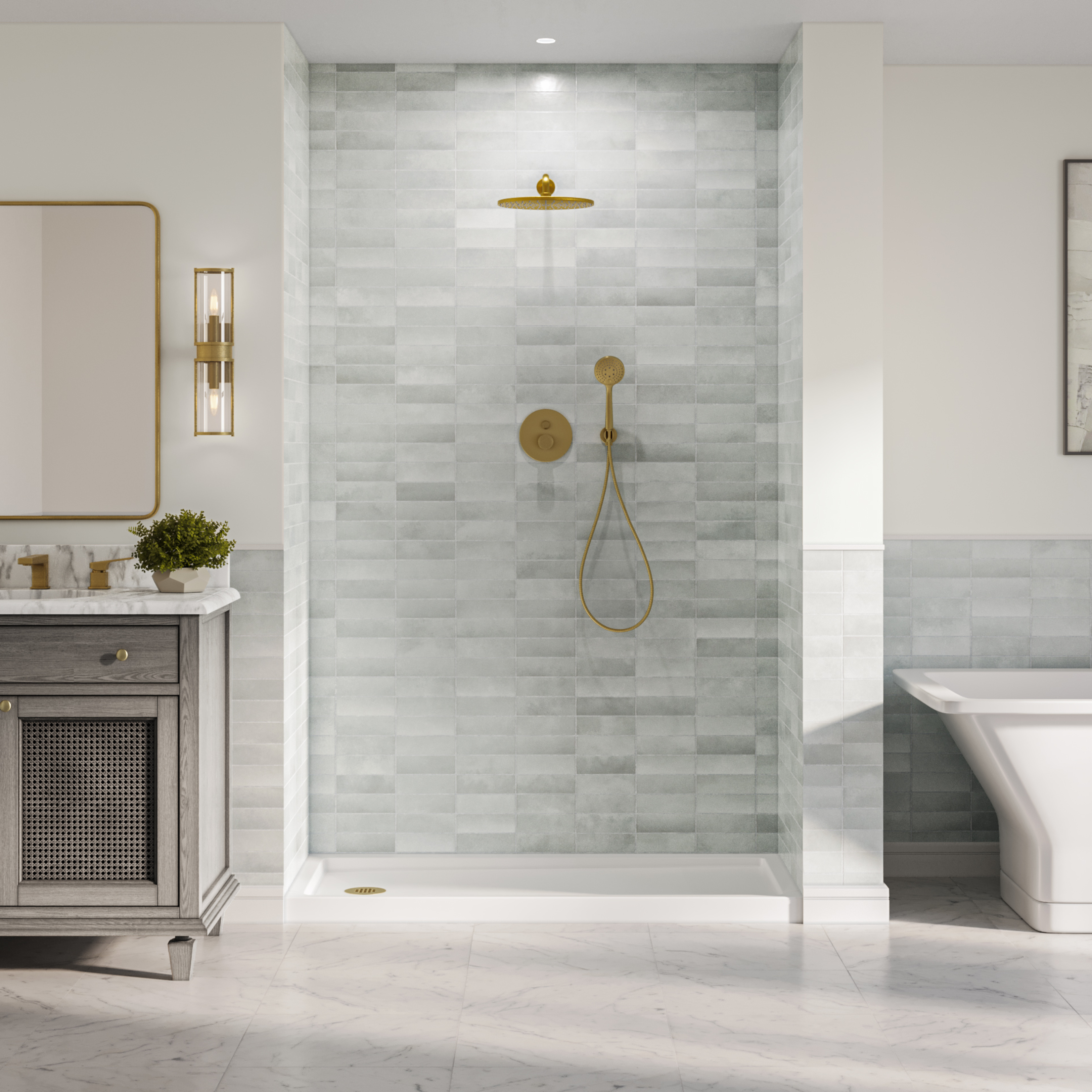 HAMILTON-SB6030PL-PROLINE-SHOWER-BASE-DECOR