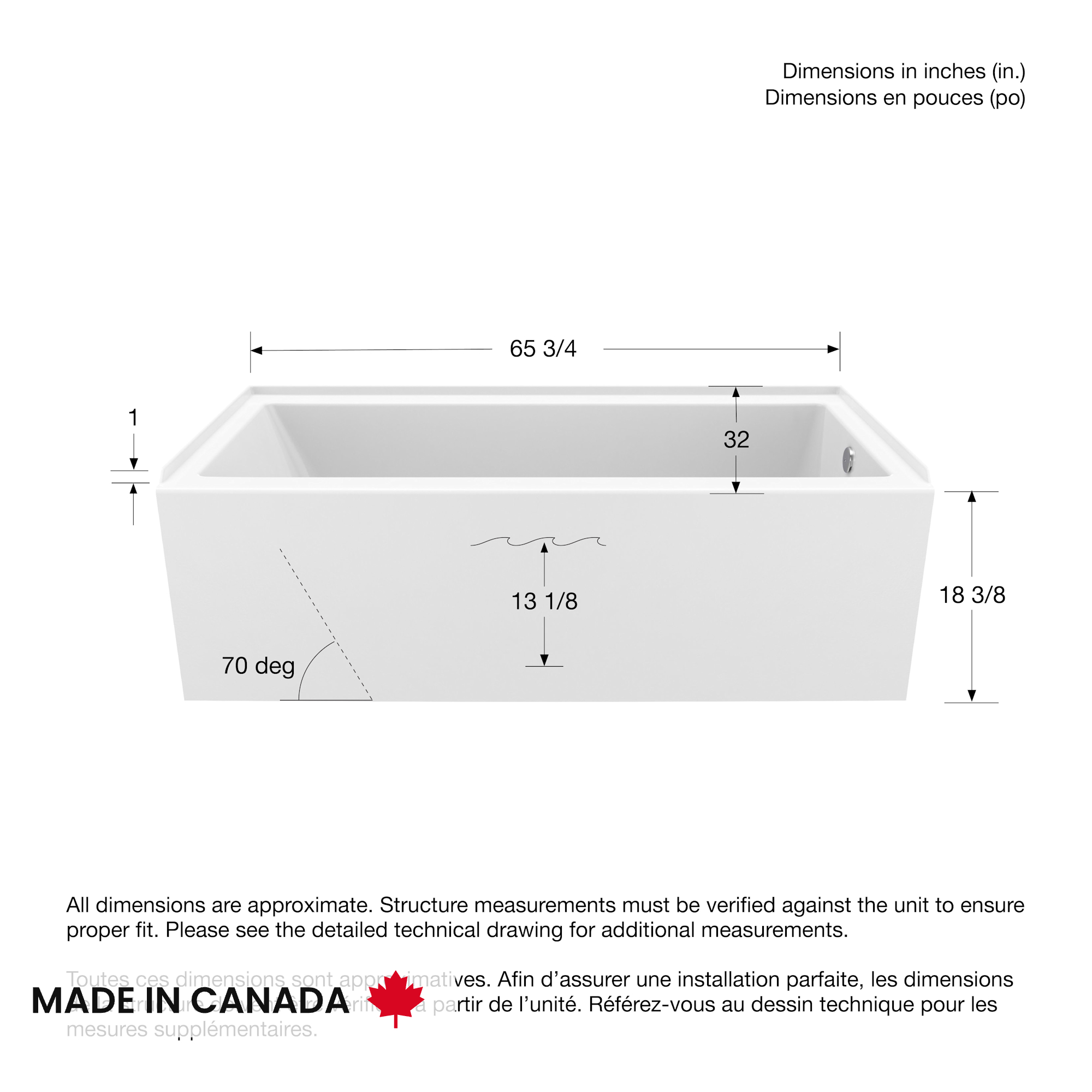 MAAX-RUBIX-6632-IFS-RH-WHT-DIM
