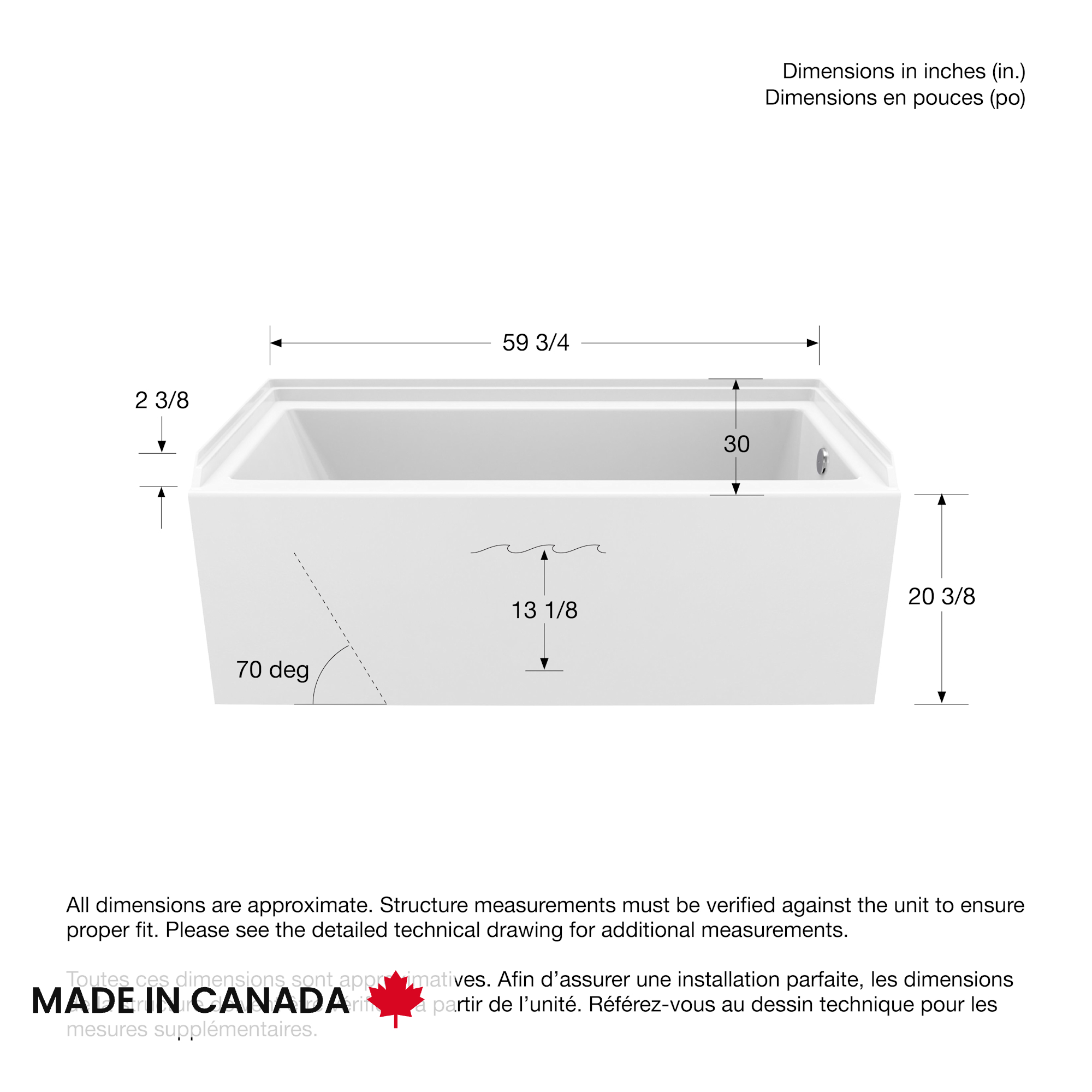 MAAX-RUBIX-6030-AFR-DTF-IFS-RH-WHT-DIM