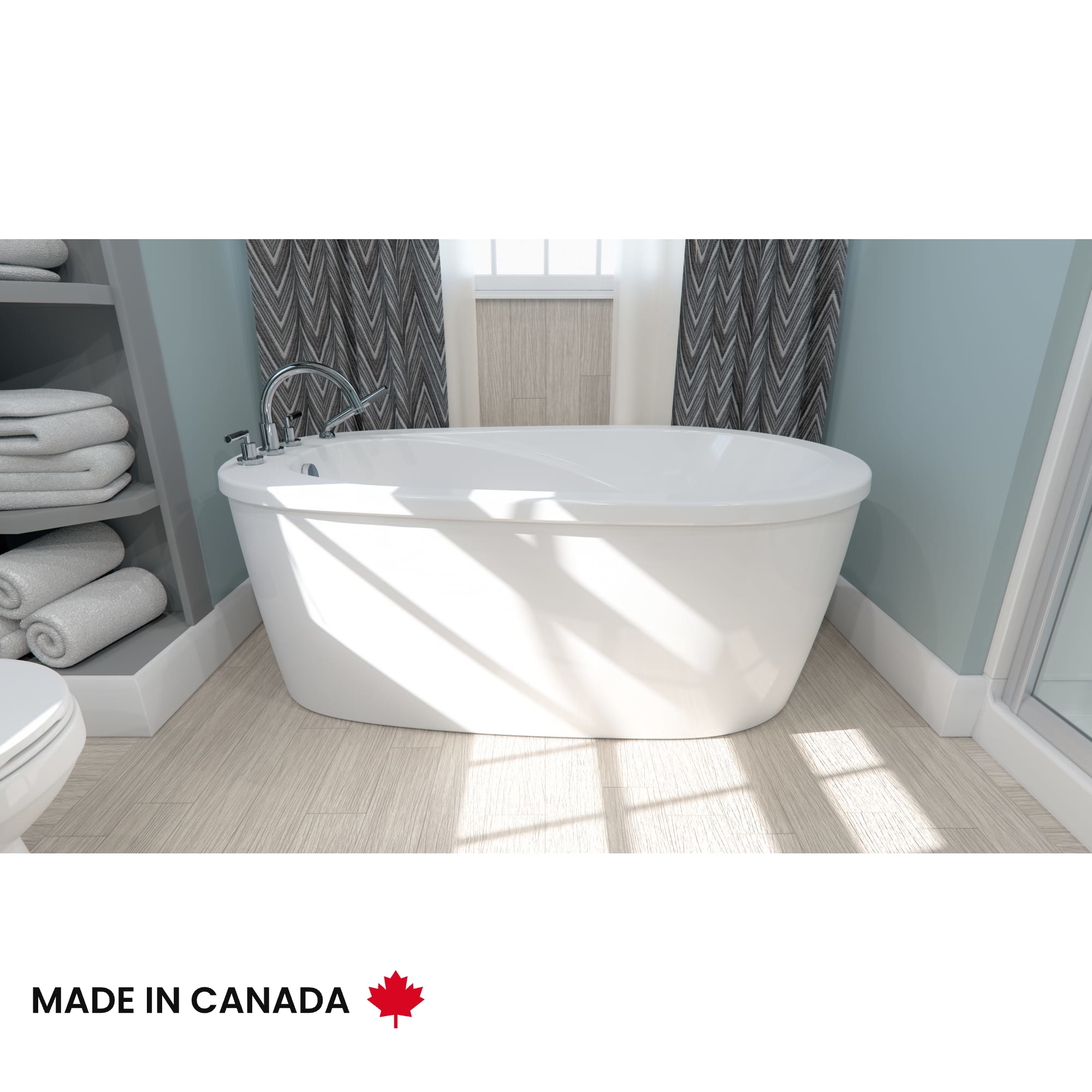 VAPORA-F2-FS-TUB-WHT-DECO-TEMP-IMAGE