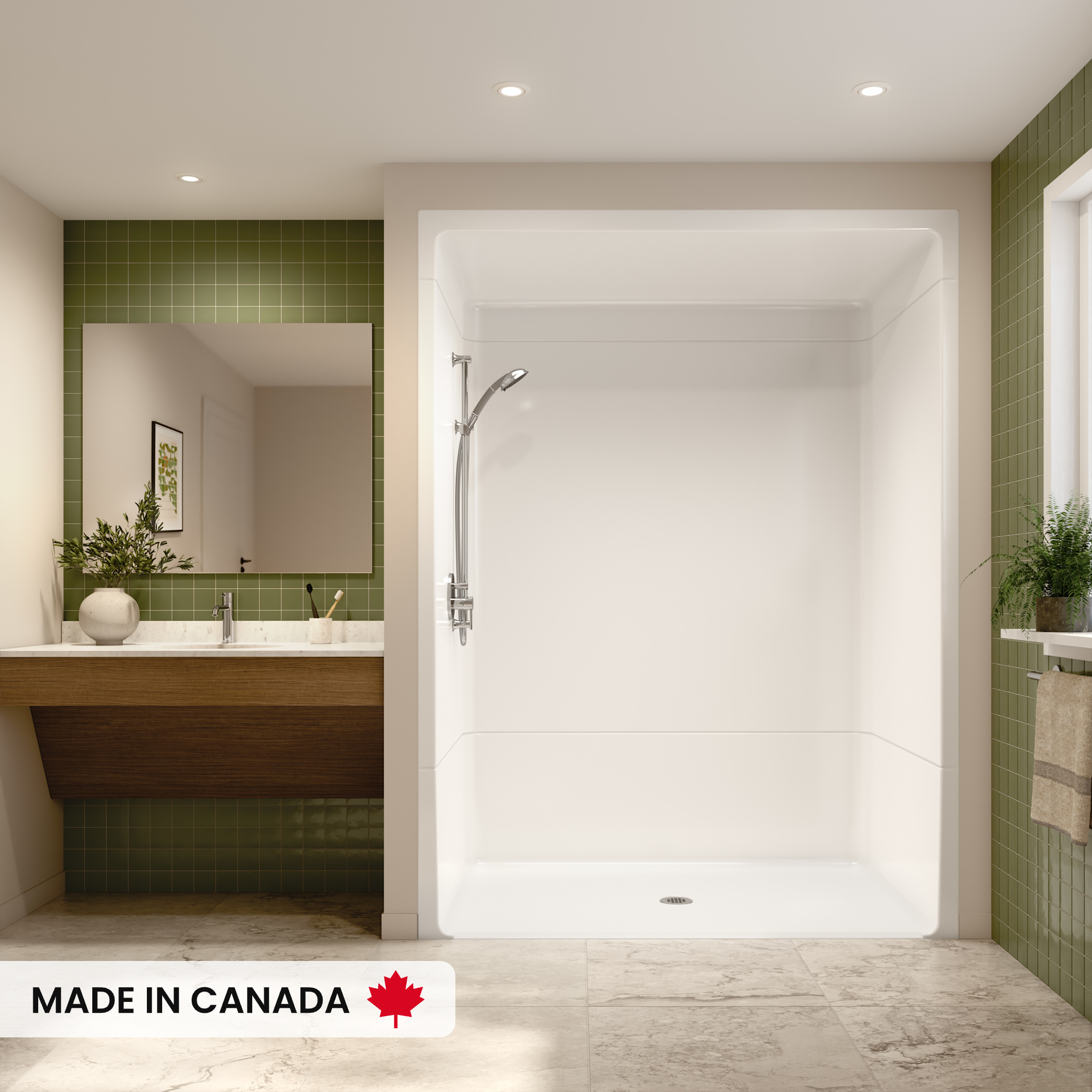 NEPTUNE-BANFF-SHOWER-BFS6036A-1PC-WHT-DECO