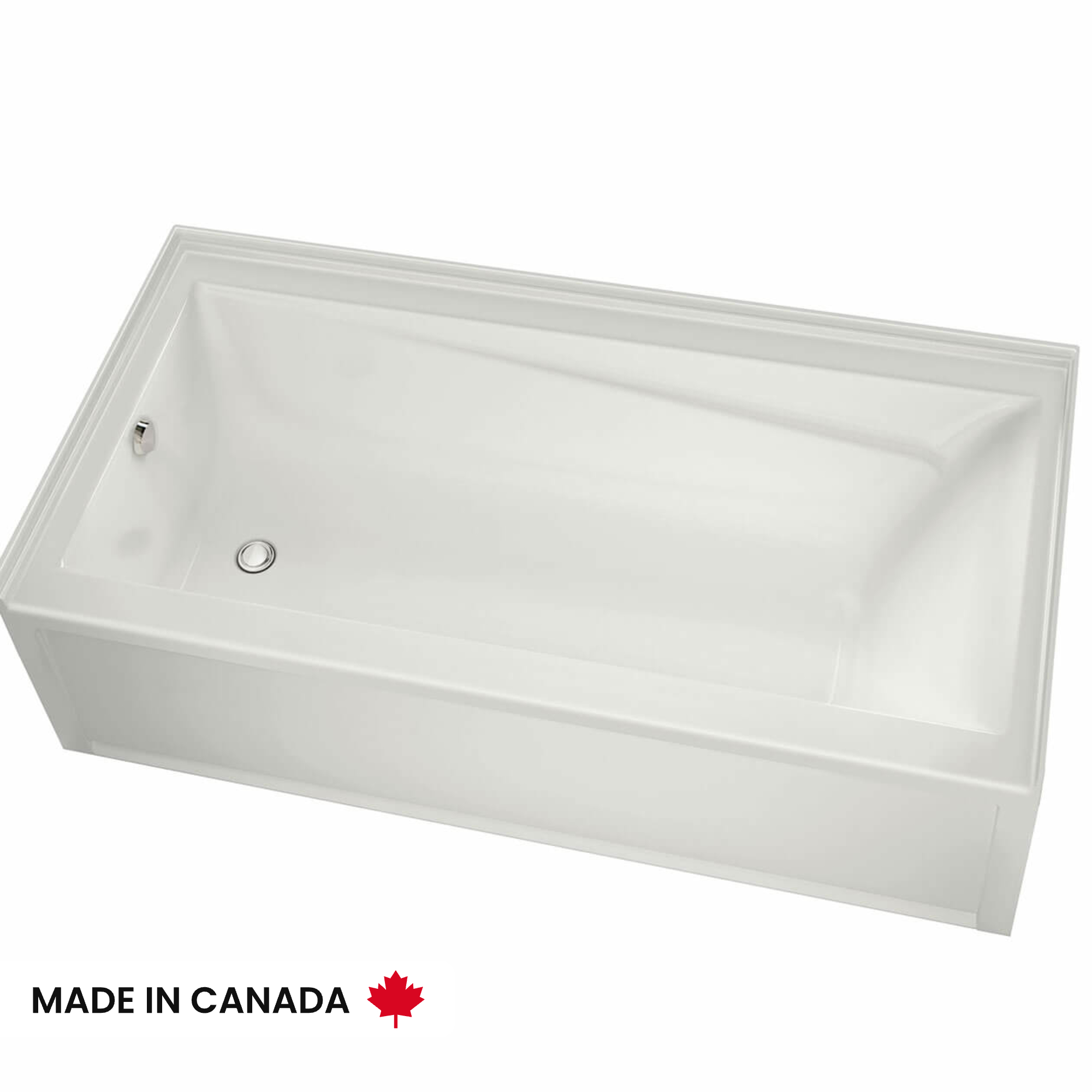 Exhibit 7232 IFS DTF Acrylic Alcove Left-Hand Drain Bathtub in