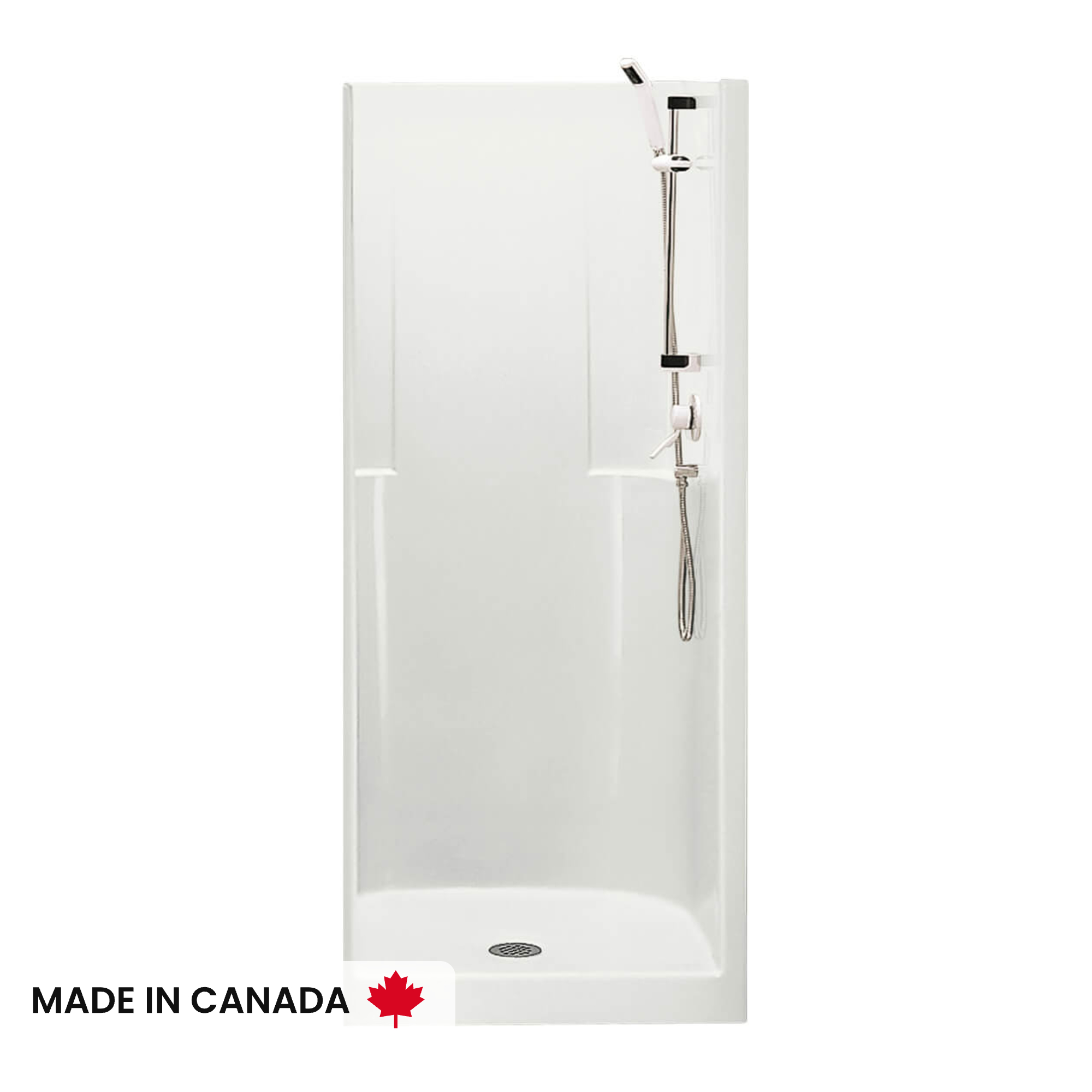 Biarritz 85 36 x 35 AcrylX™ Alcove Center Drain One-Piece Shower