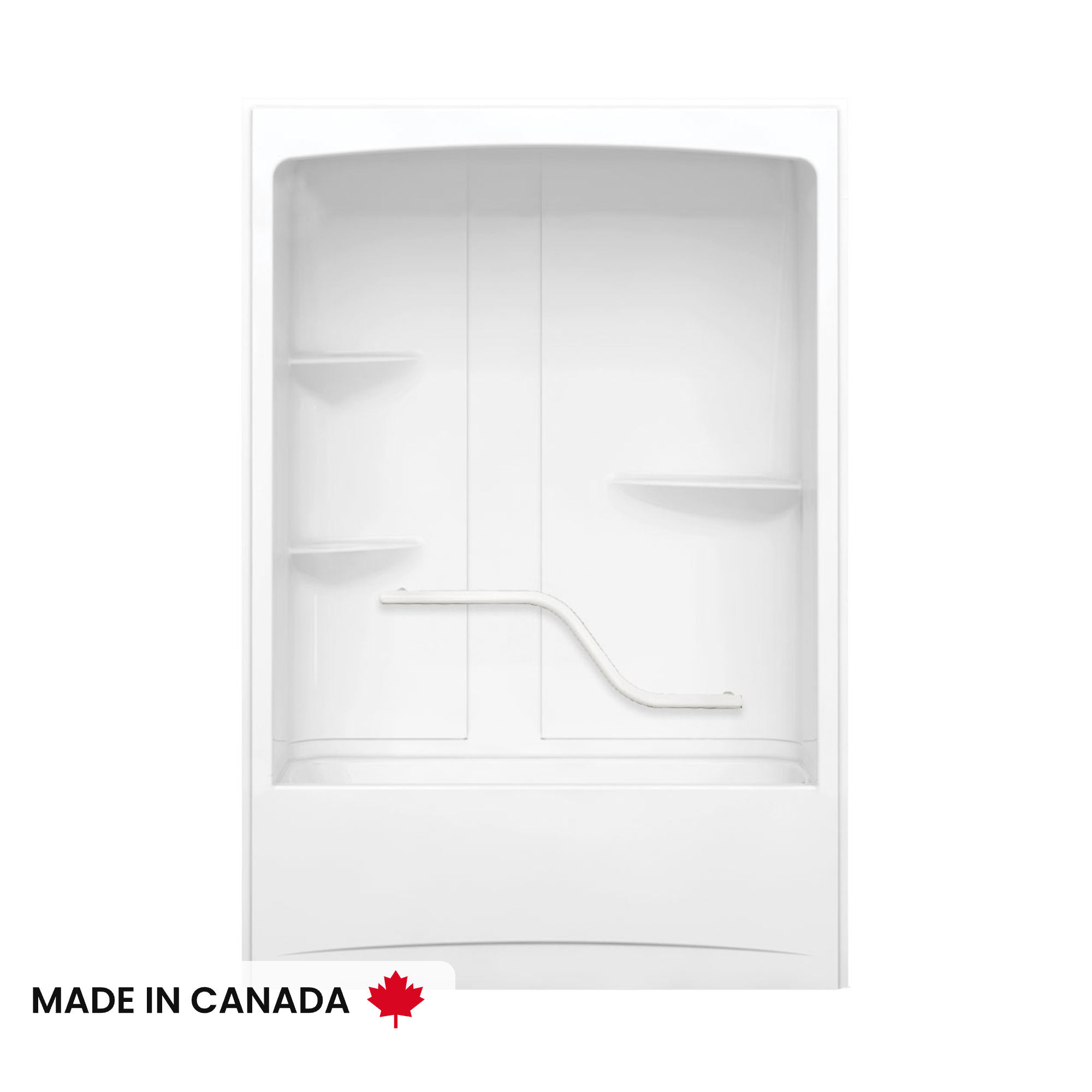 Camelia TSR-6032 Acrylic Alcove Left-Hand Drain One-Piece