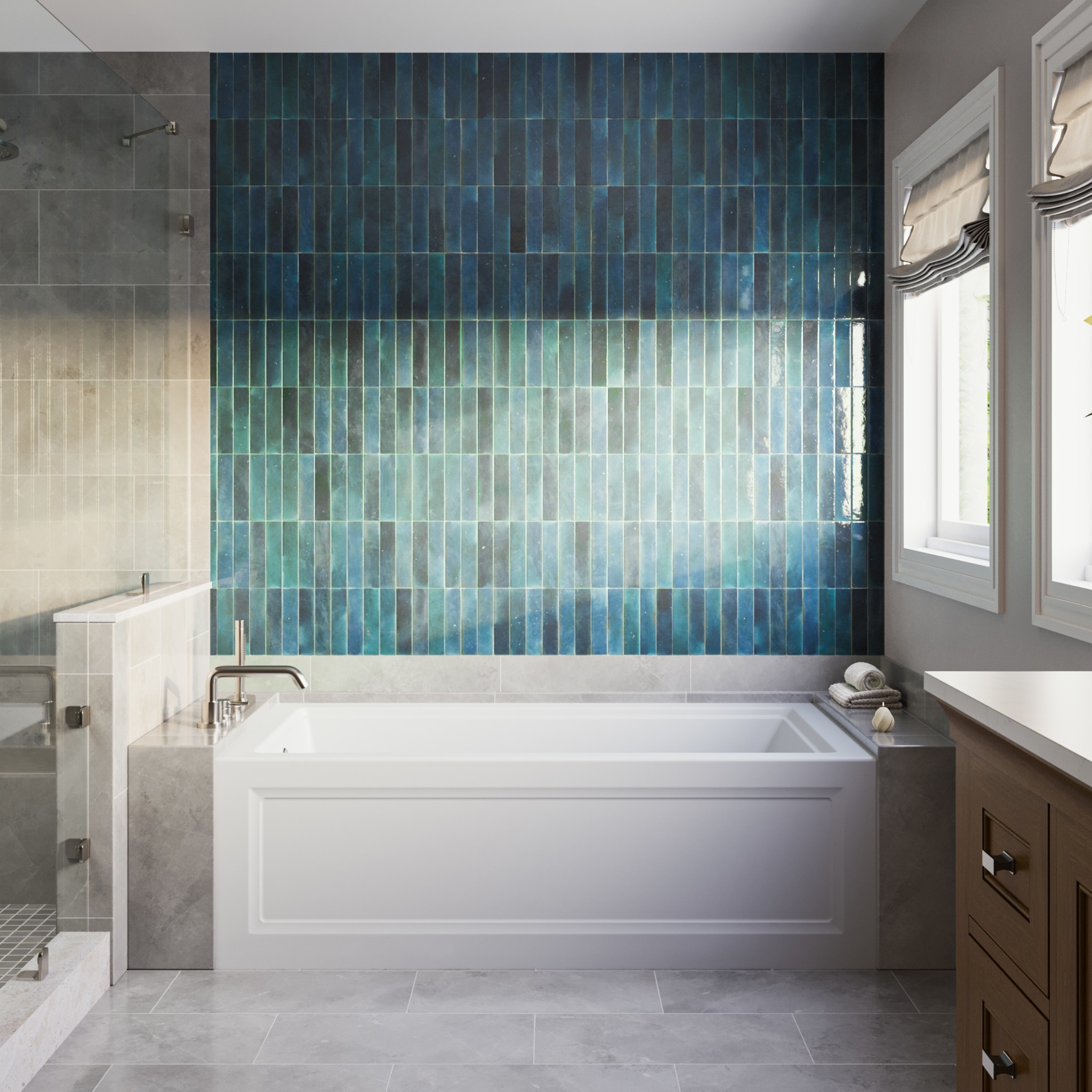 Romy Integral Apron Bathtub