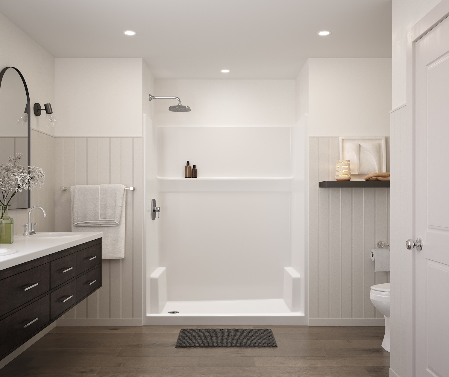 AQUATIC-ICON-SMOOTH-WALLS-SHOWER-6030-WHT-DECOR-FRONT