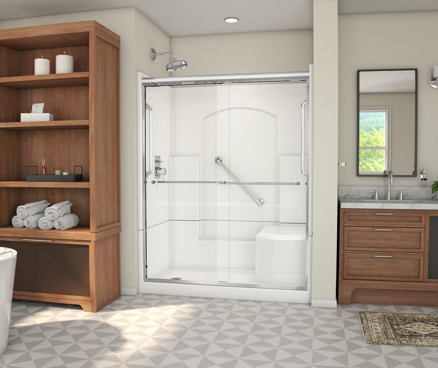 LAUREL-MOUNTAIN-RAMER-PLUS-SHOWER-DOOR-PACKAGE-RS797-CH-DECO-W