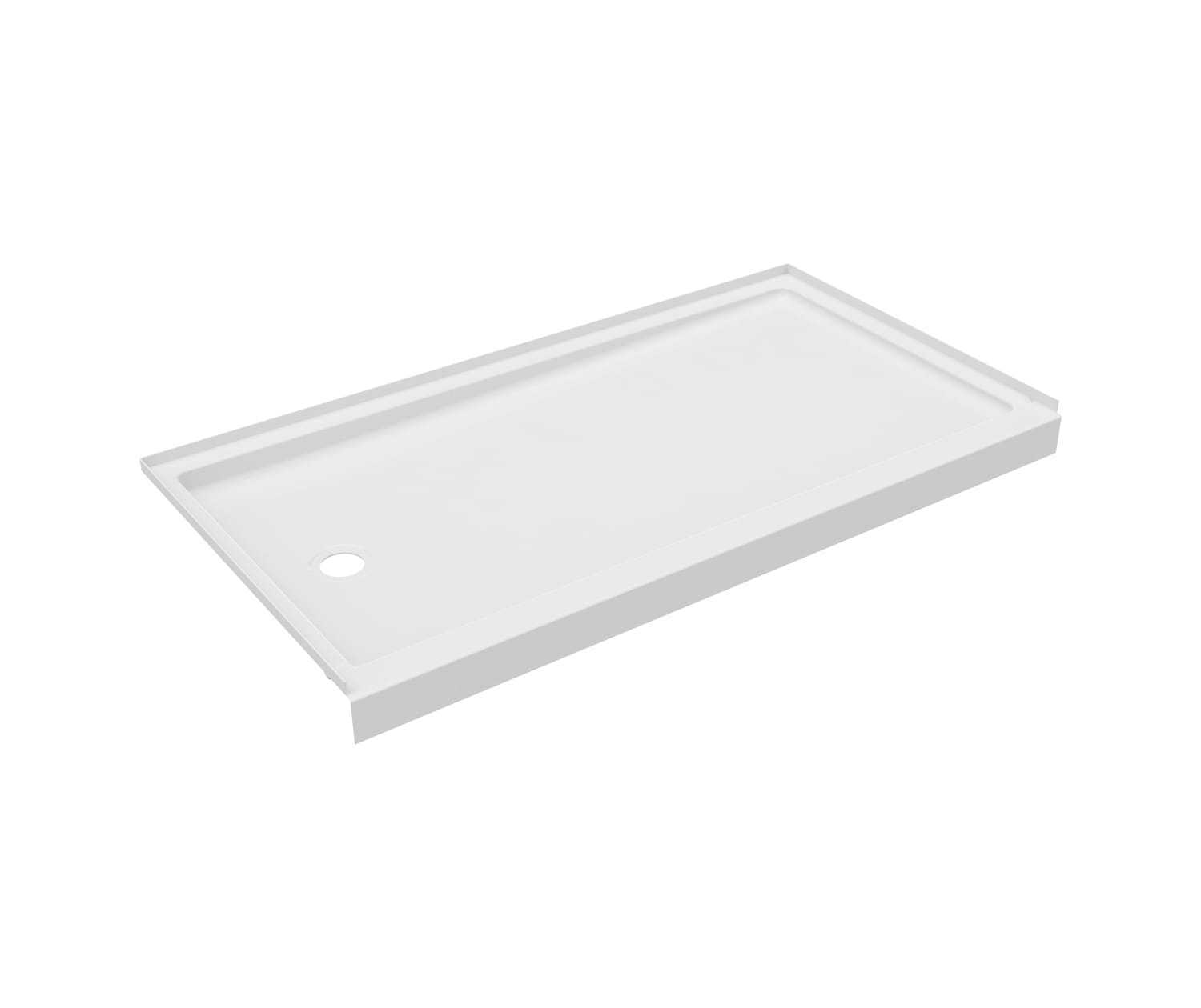Veritek 32 in. x 32 in. Single Threshold Shower Pan in White Veritek 32 in. x 32 in. Single Threshold Shower Pan in White