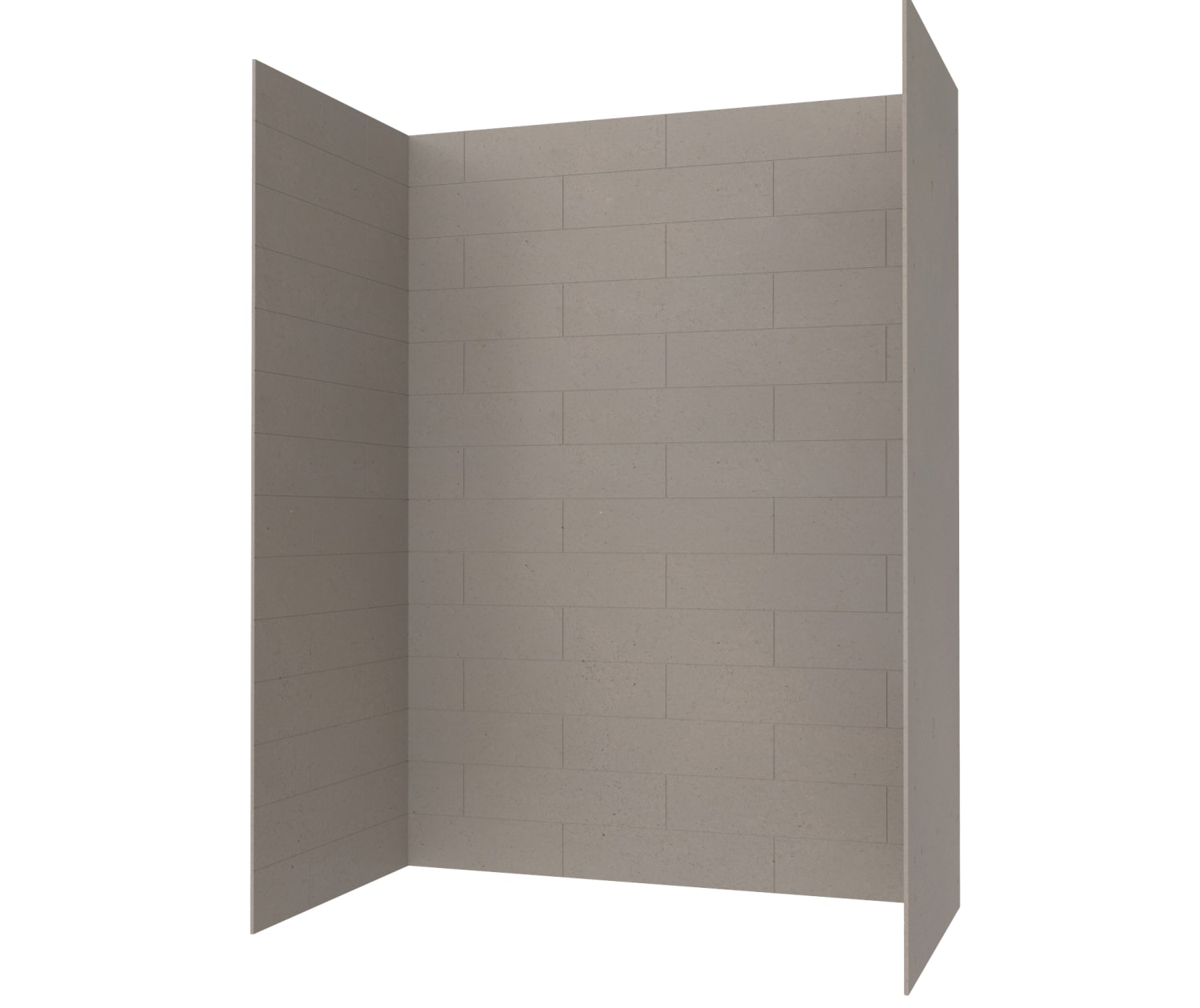 MSMK844262 42 x 62 x 84 Swanstone® Modern Subway Tile Glue up Shower