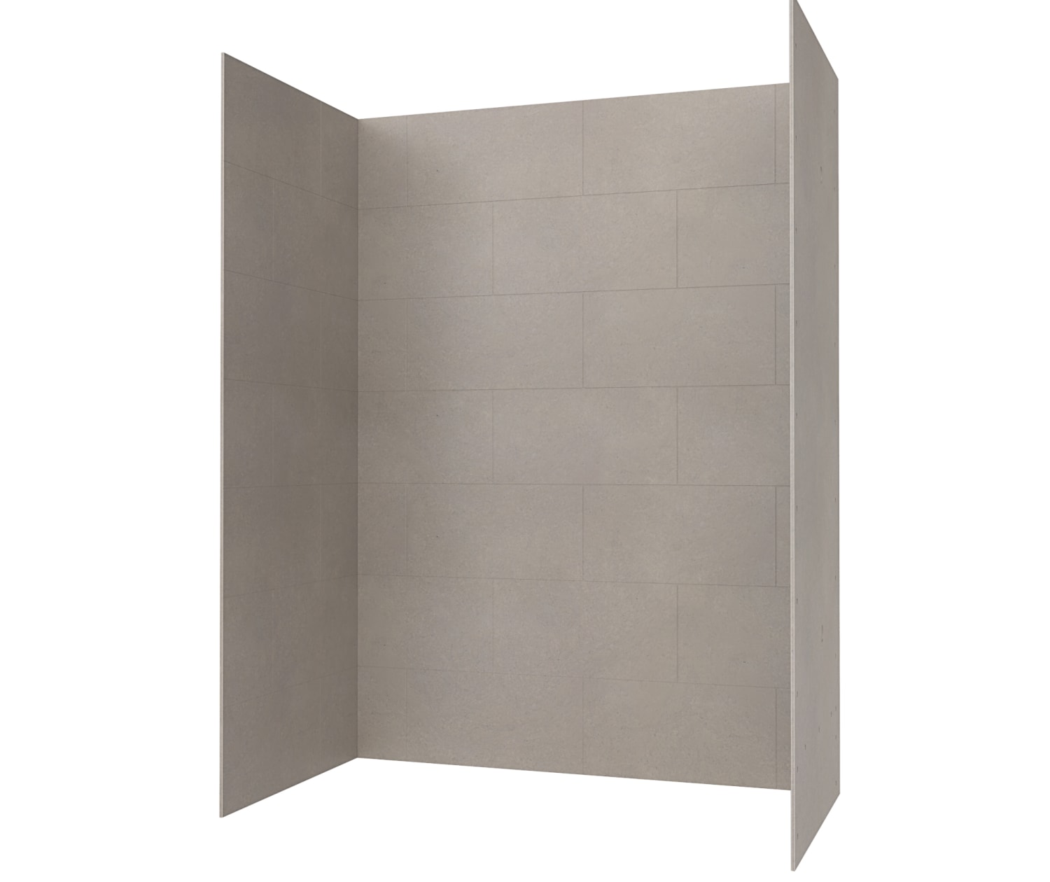 TSMK843650 36 x 50 x 84 Swanstone® Traditional Subway Tile Glue up