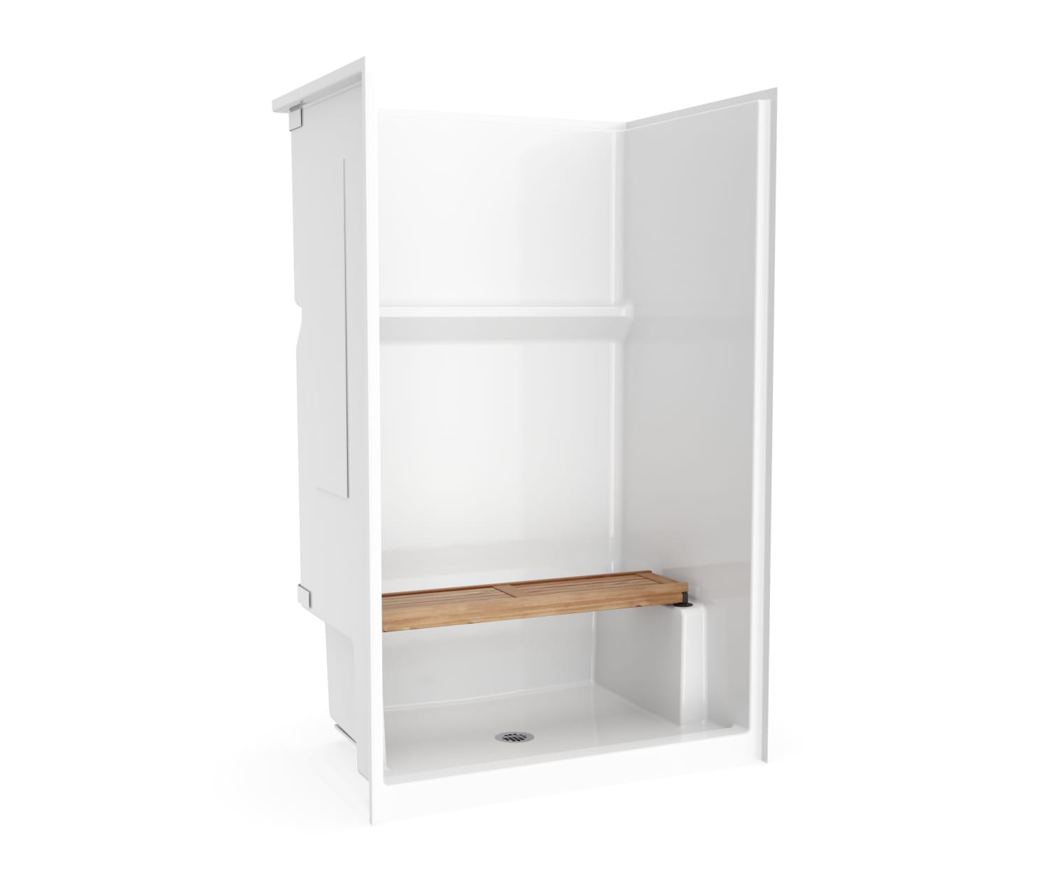 ICON-SMOOTH-WALLS-SHOWER-4834-TEAK-SEAT-STRAIGHT-CENTERED-WHT-CROP-SIDE