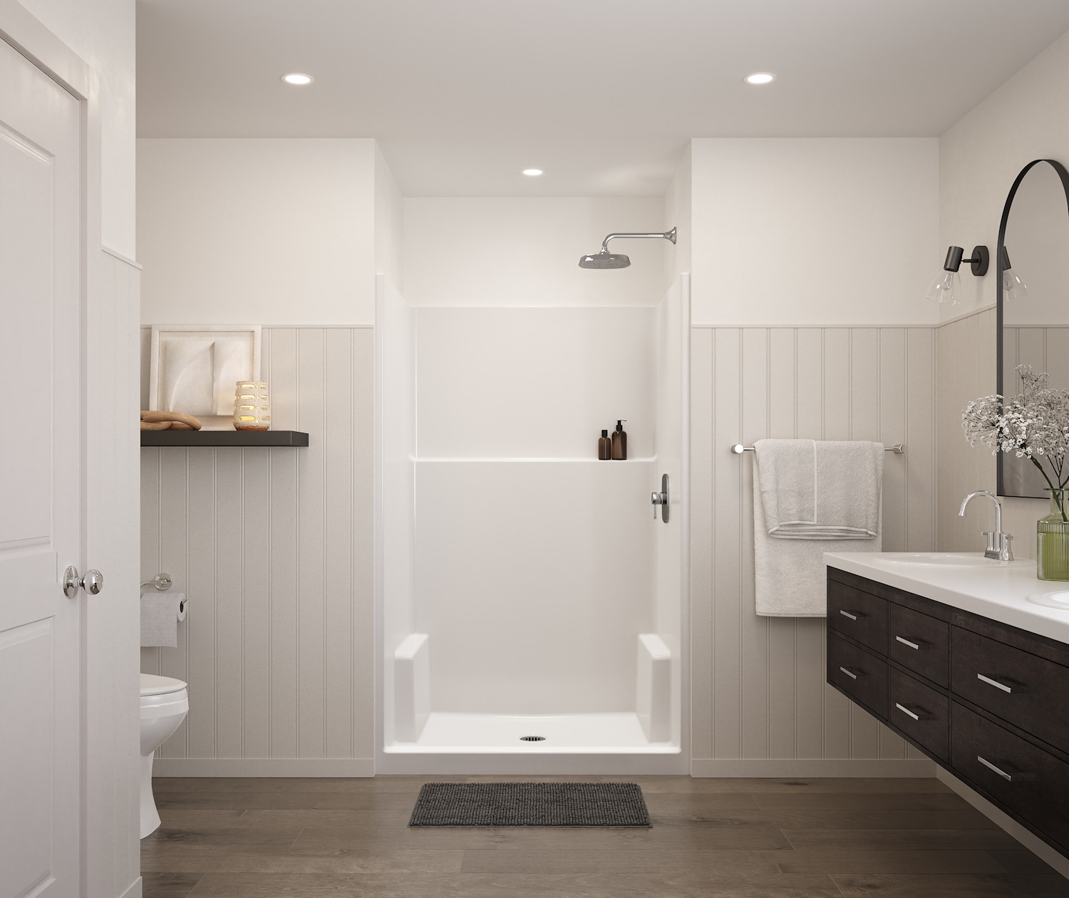 AQUATIC-ICON-SMOOTH-WALLS-SHOWER-4836-WHT-DECOR-FRONT