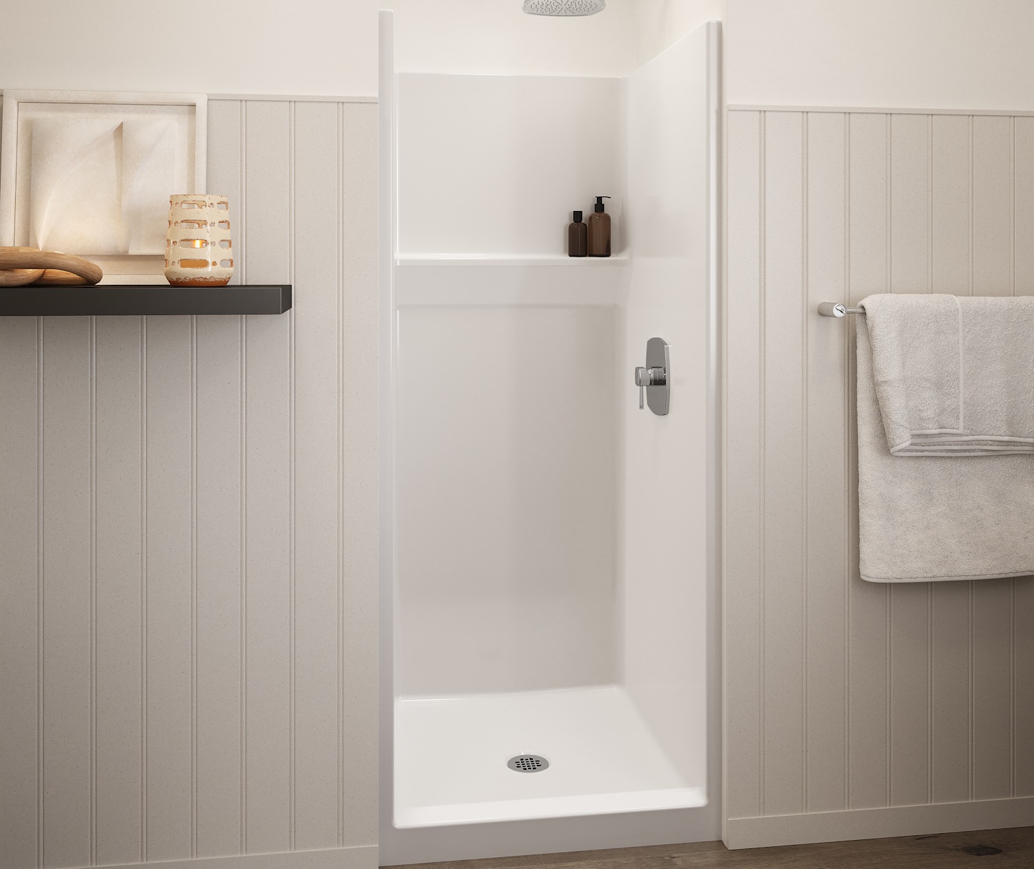 AQUATIC-ICON-SMOOTH-WALLS-SHOWER-3232-WHT-DECOR-ZOOM