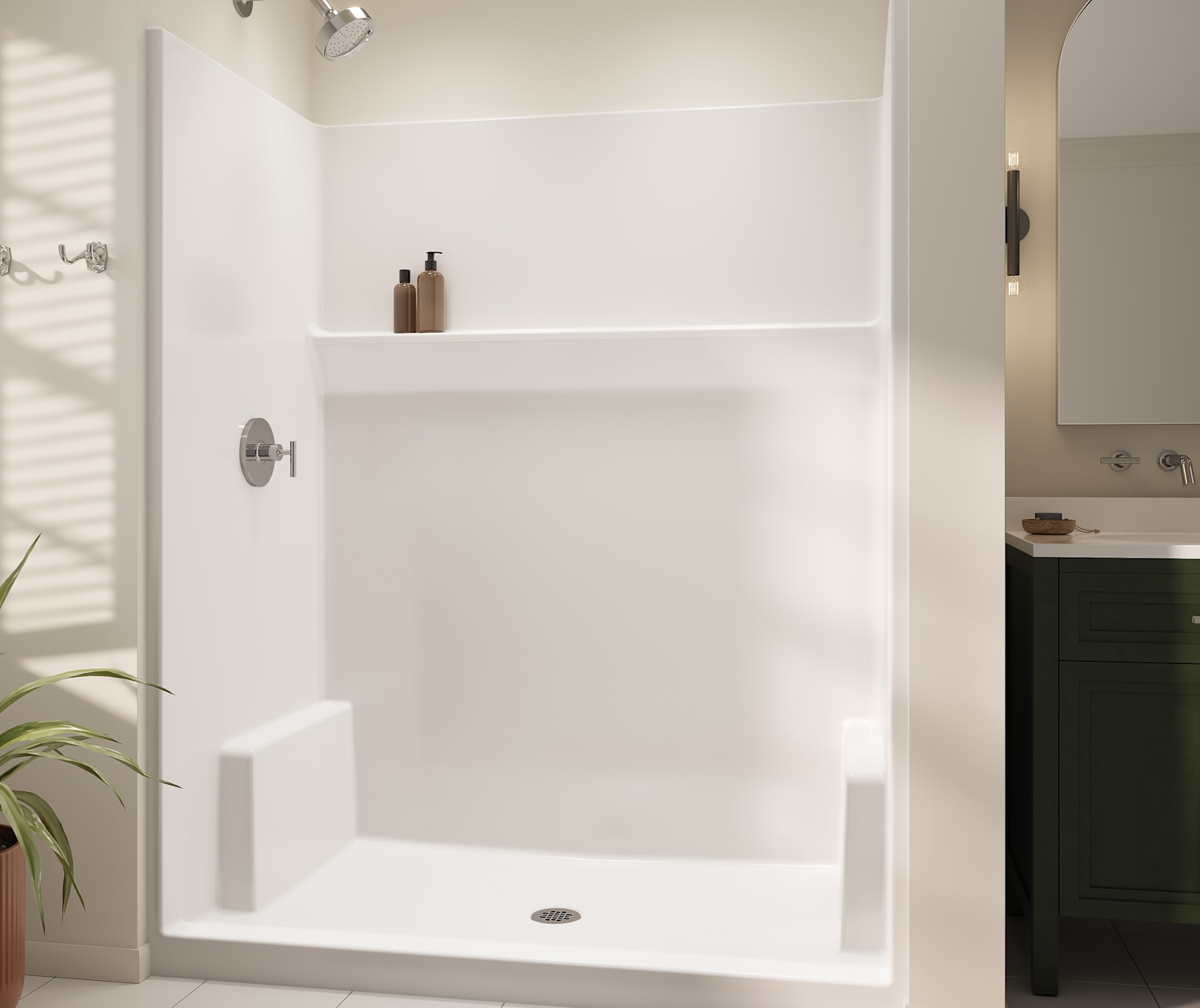 CLARION-6034-SHOWER-ICON-SMOOTHWALLS-WHITE-DECOR-ZOOM