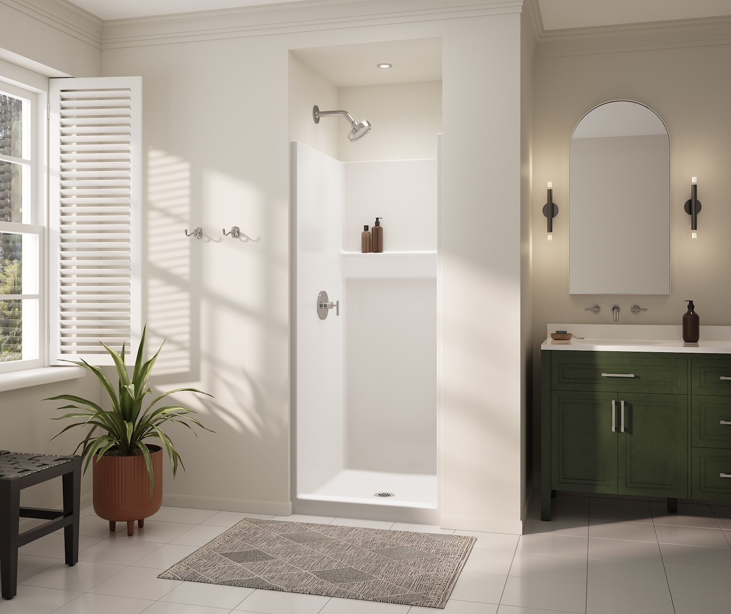 CLARION-3232-SHOWER-ICON-SMOOTHWALLS-WHITE-DECOR