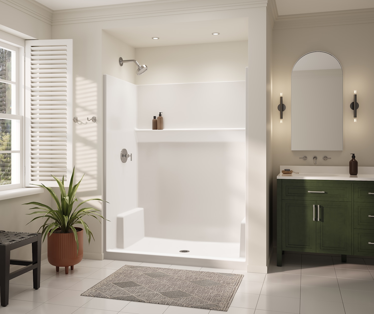 CLARION-6034-SHOWER-ICON-SMOOTHWALLS-WHITE-DECOR