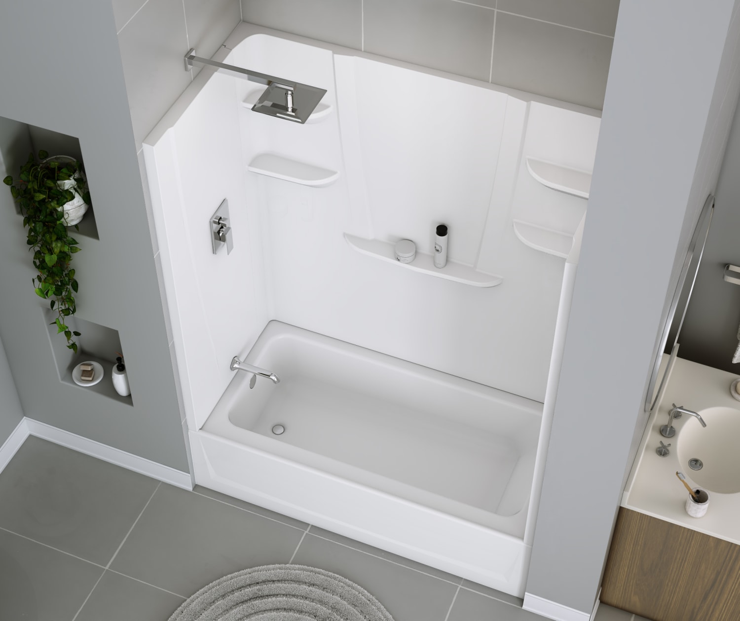 SWAN-VERITEK-PRO-VP6030CTSR-TUB-SHOWER-KIT-PANO-TOP