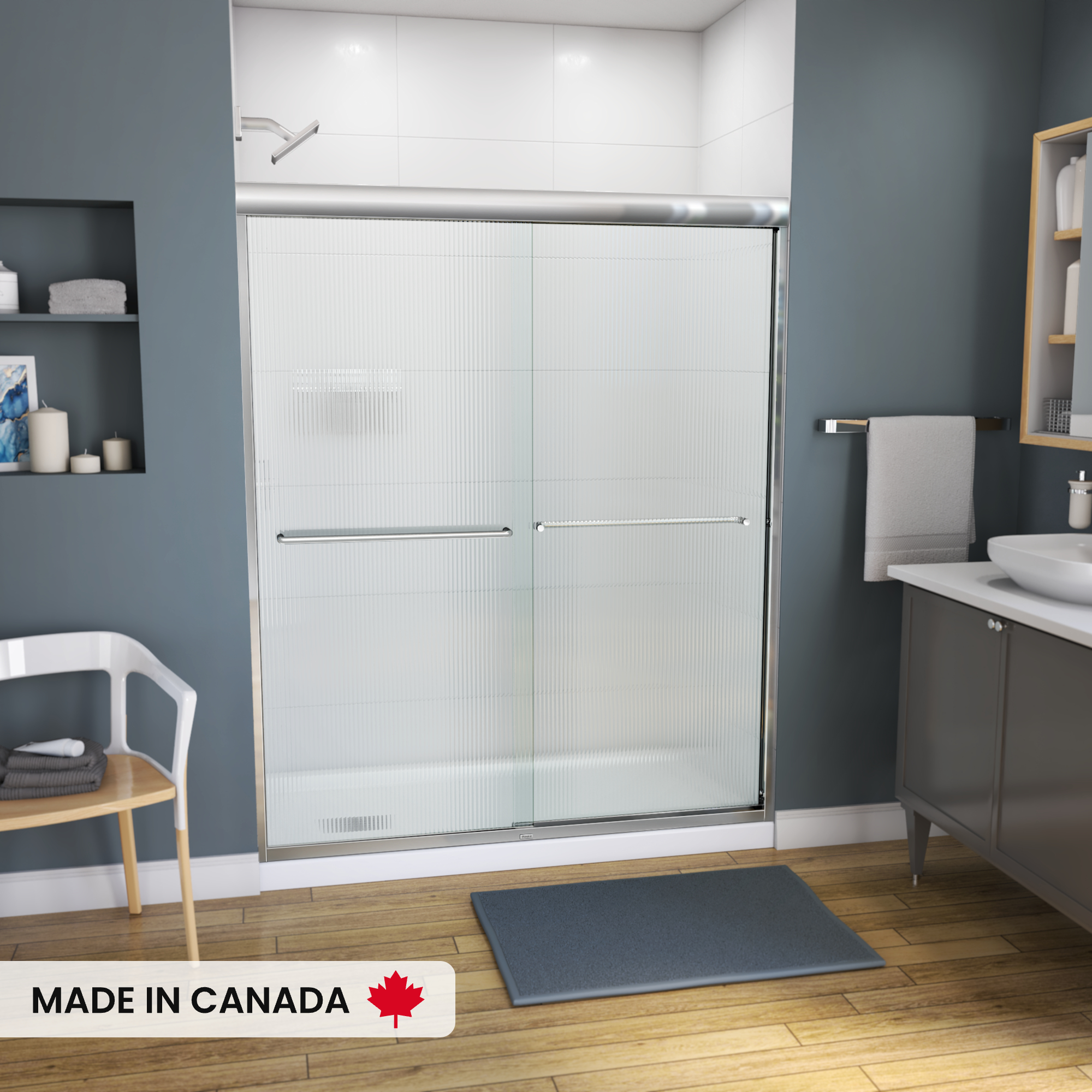 MAAX-KAMELEON-59W-SHOWER-DOOR-RS739-FLUTED-CH