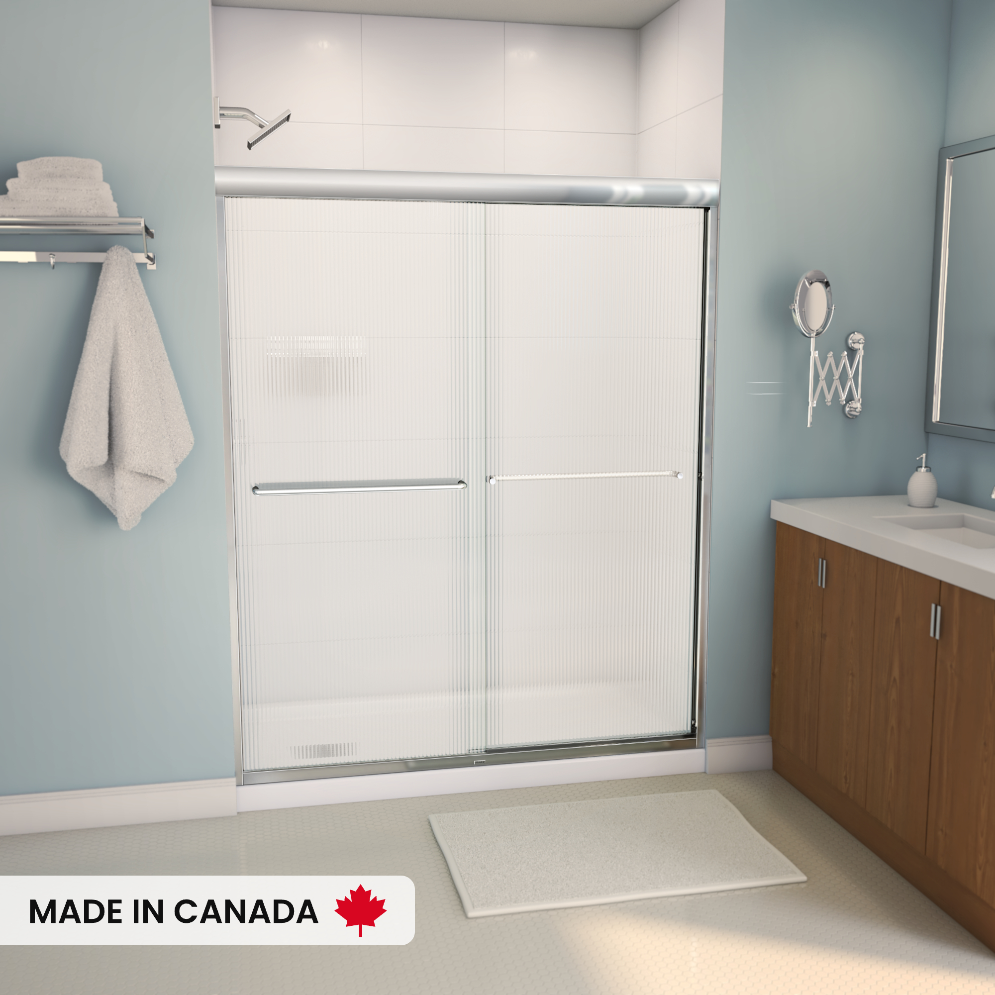 MAAX-AURA-59W-SHOWER-DOOR-RS738-FLUTED-CH