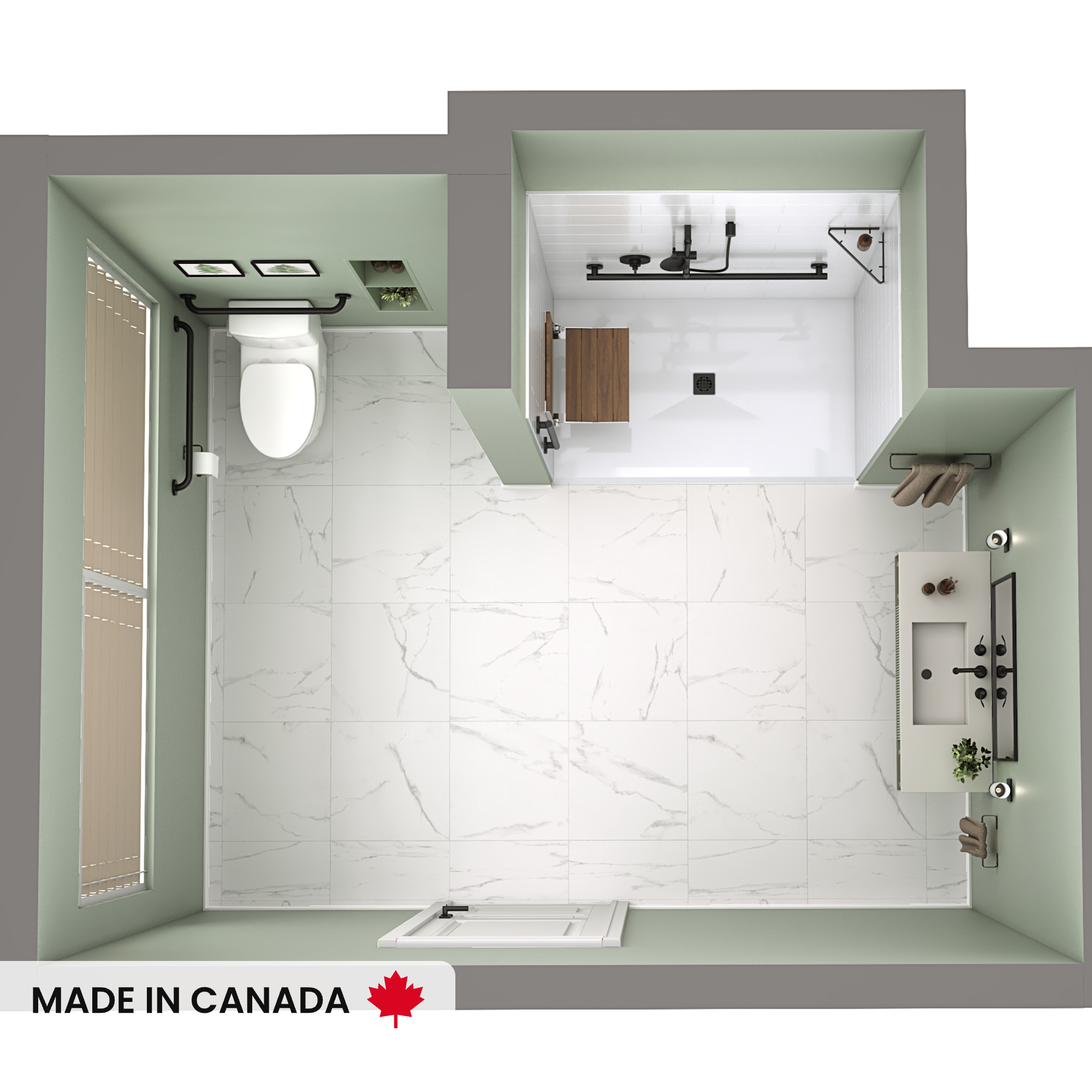 NEPTUNE-ASPIRE-220519-BASE-6238-CENTER-DRAIN-WALL-KIT-RS784-MB-DECO-W-TOP-DOWN