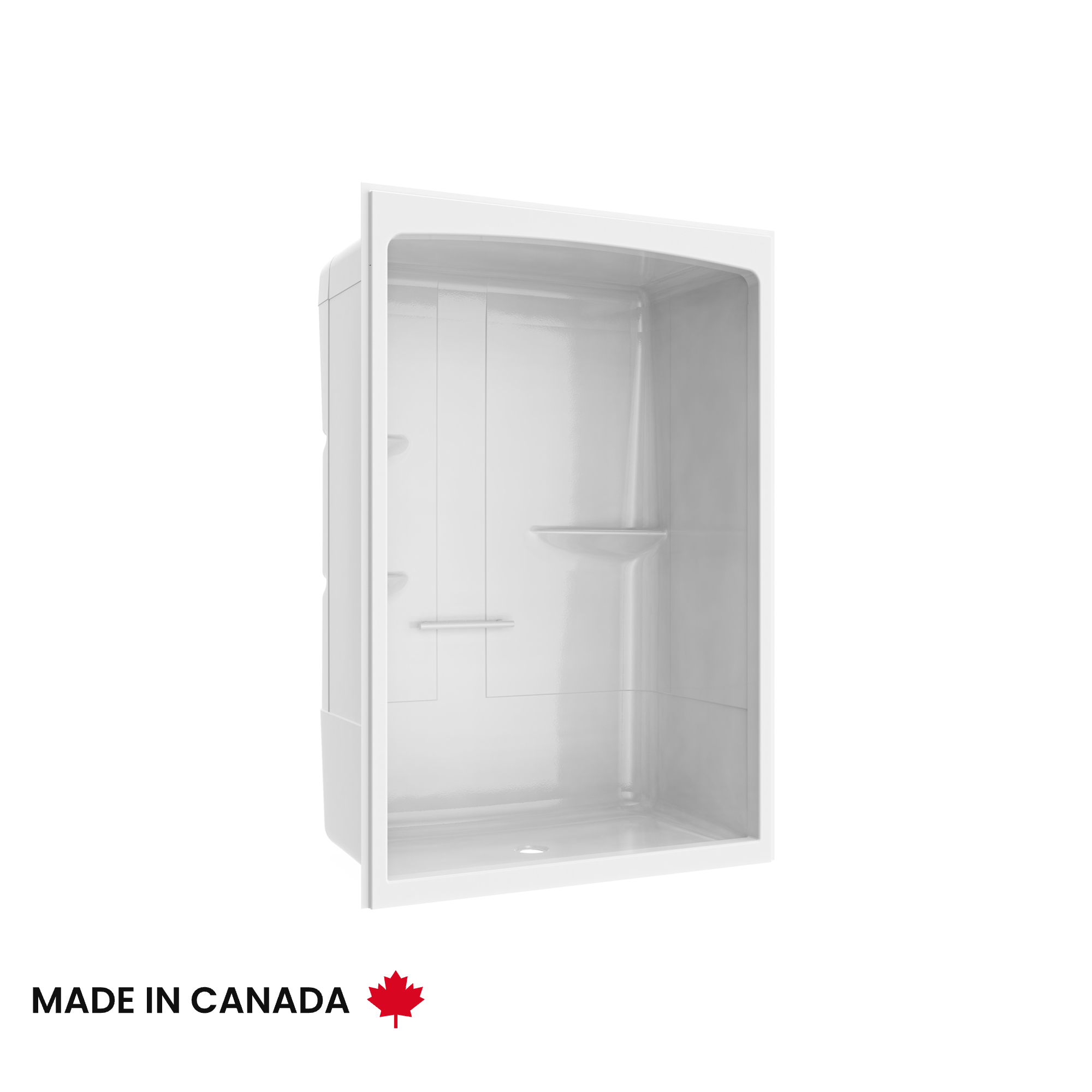 Camelia SHR-6034 Acrylic Alcove Center Drain No Seat One-Piece