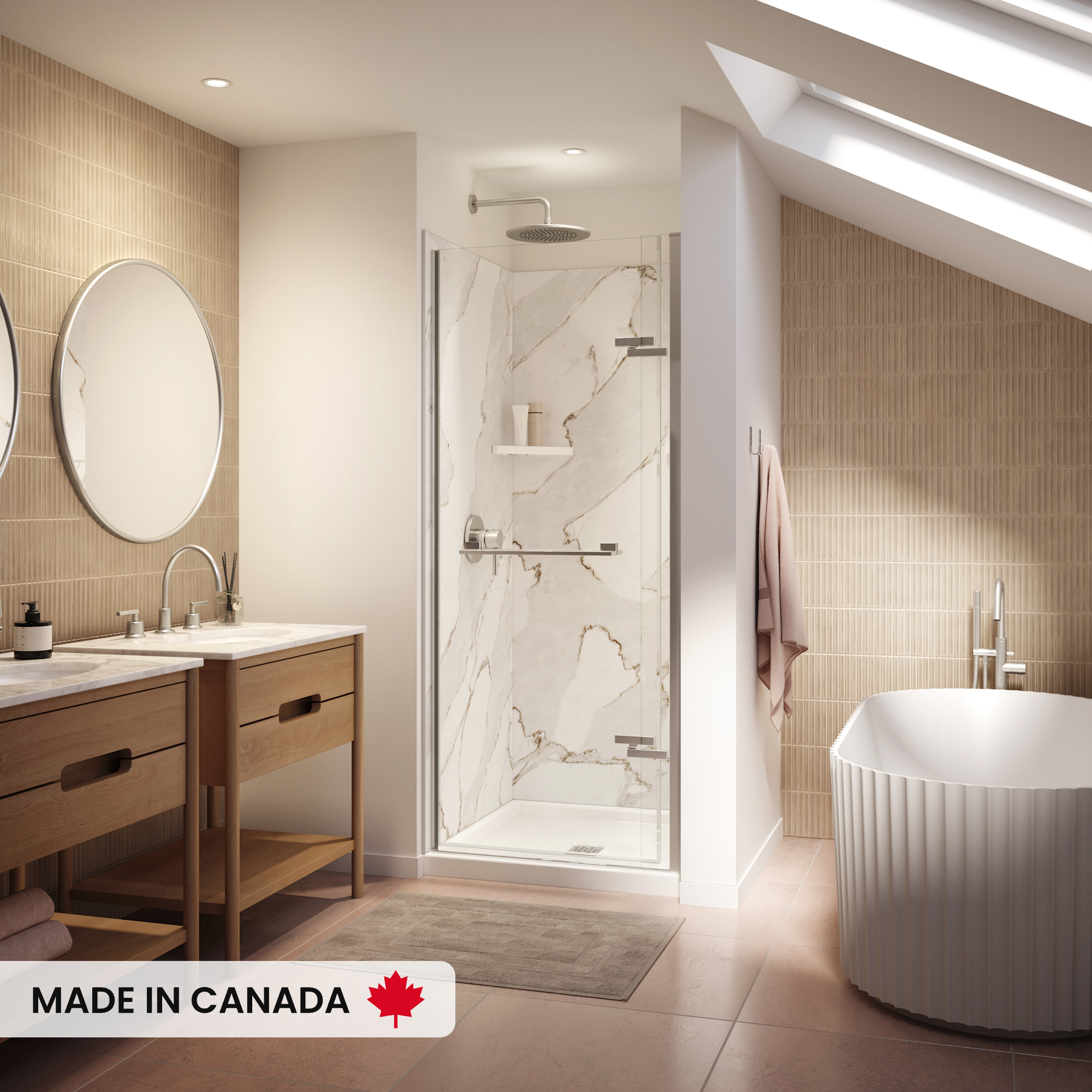 MAAX-U-SLAB-ADRIA-PEARL-ALC-3636-B3SQ-CAPELLA-BN-DECO1