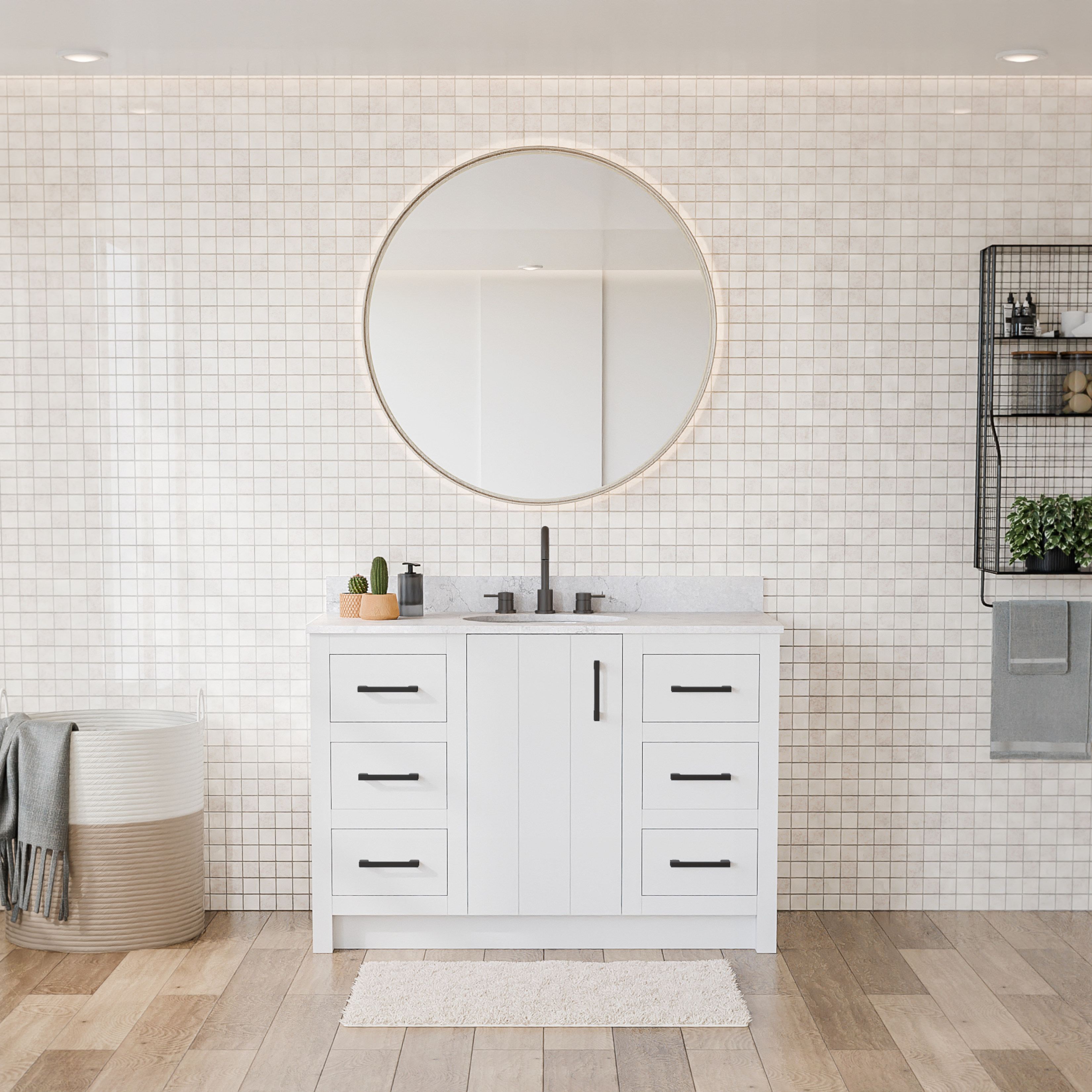 MAAX-URBA-VANITY-RS721-48W-OVAL-CRR-WHITE-MB-DECO-W